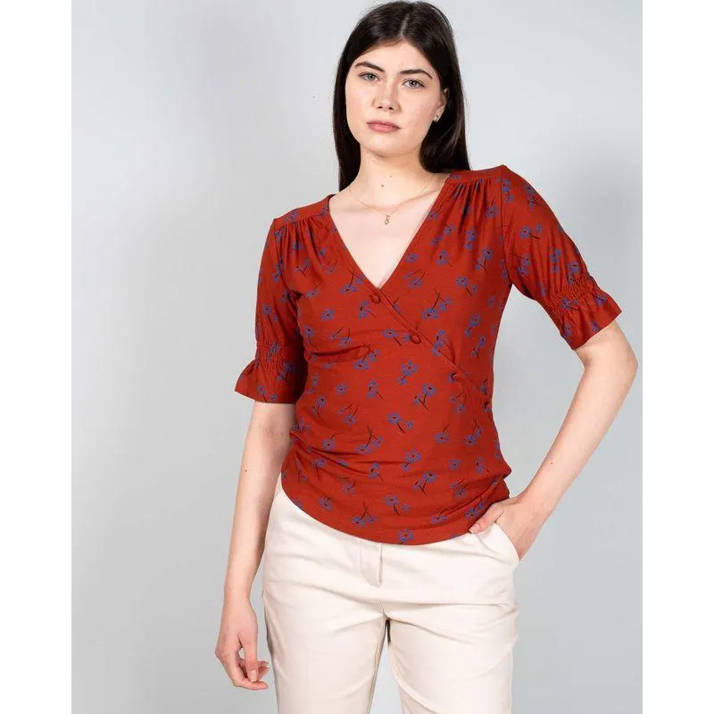 Bluza cu maneca scurta si imprimeu 23ALN75011