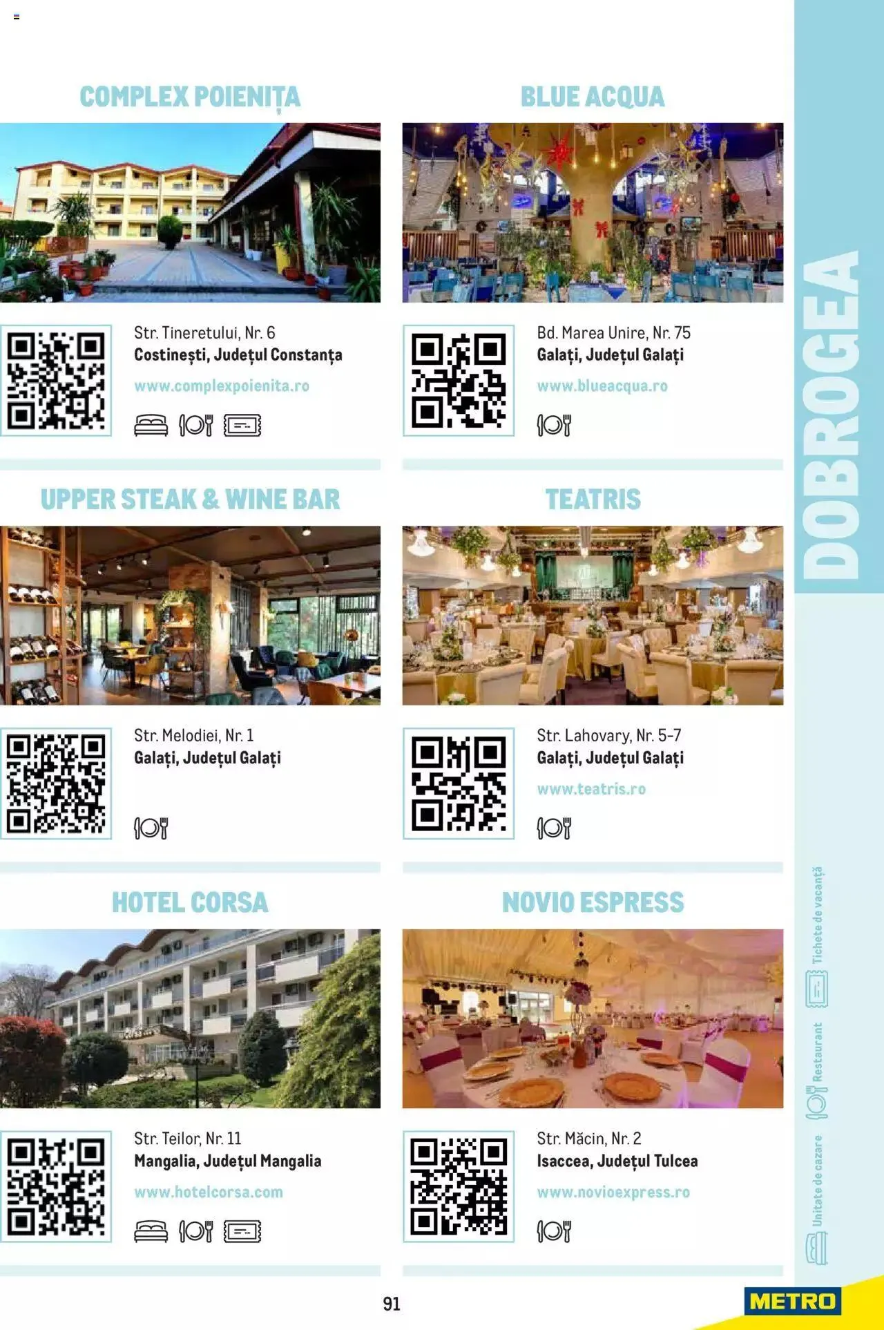 Catalog Metro - Ghid de călătorie - România, 2022 de la 4 iulie până la 31 decembrie 2023 - Revista Pagina 91