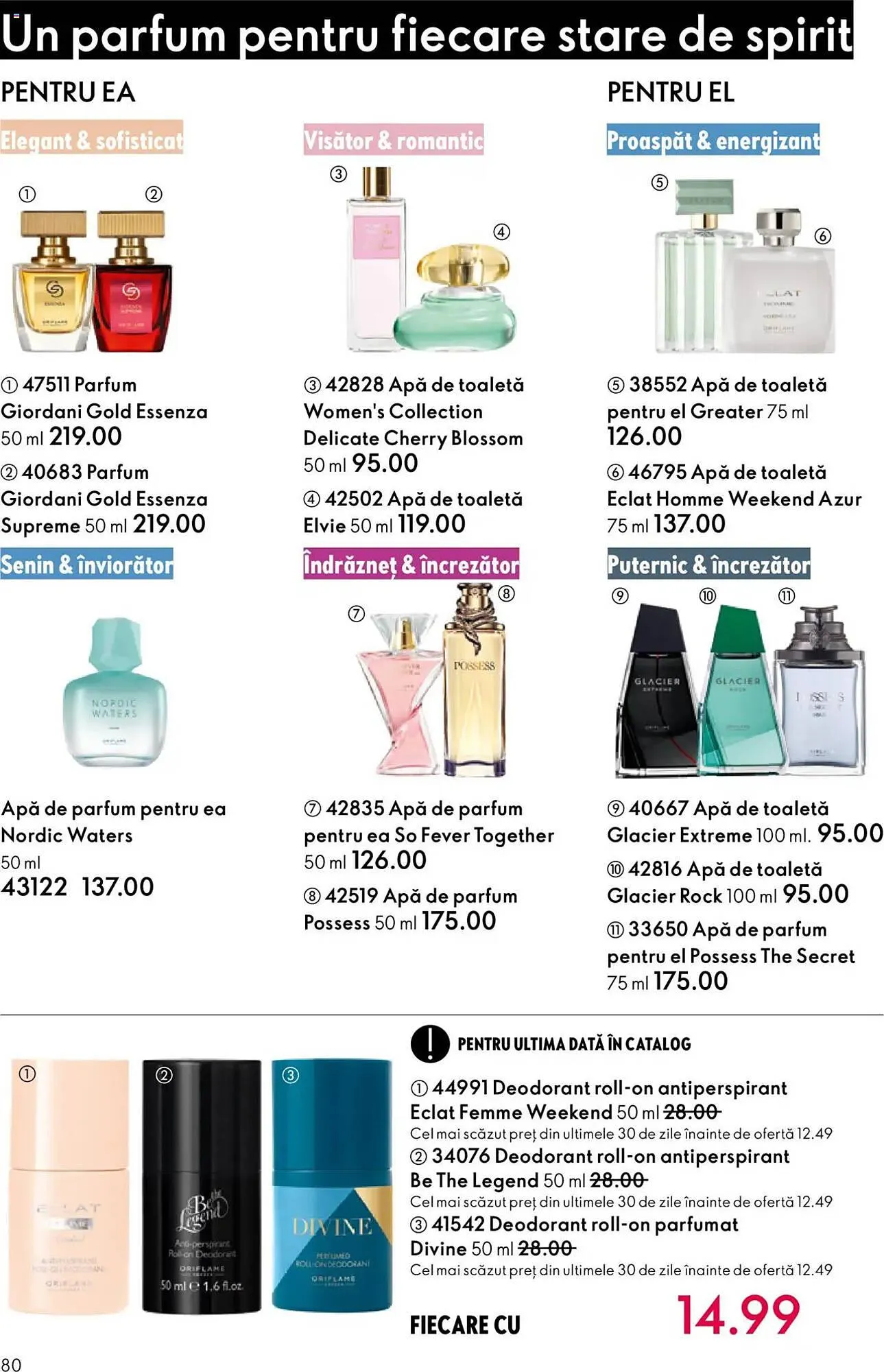 Catalog Catalog Oriflame de la 30 septembrie până la 21 octombrie 2025 - Revista Pagina 80