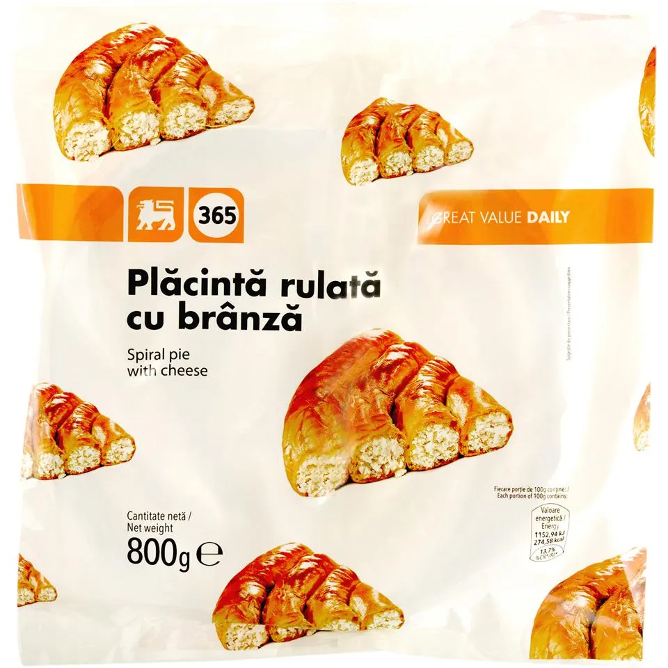 365 | Placinta rulata cu branza 800g