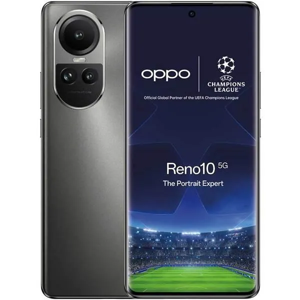 Telefon OPPO Reno10 5G, 256GB, 8GB RAM, Dual SIM, Silvery Grey