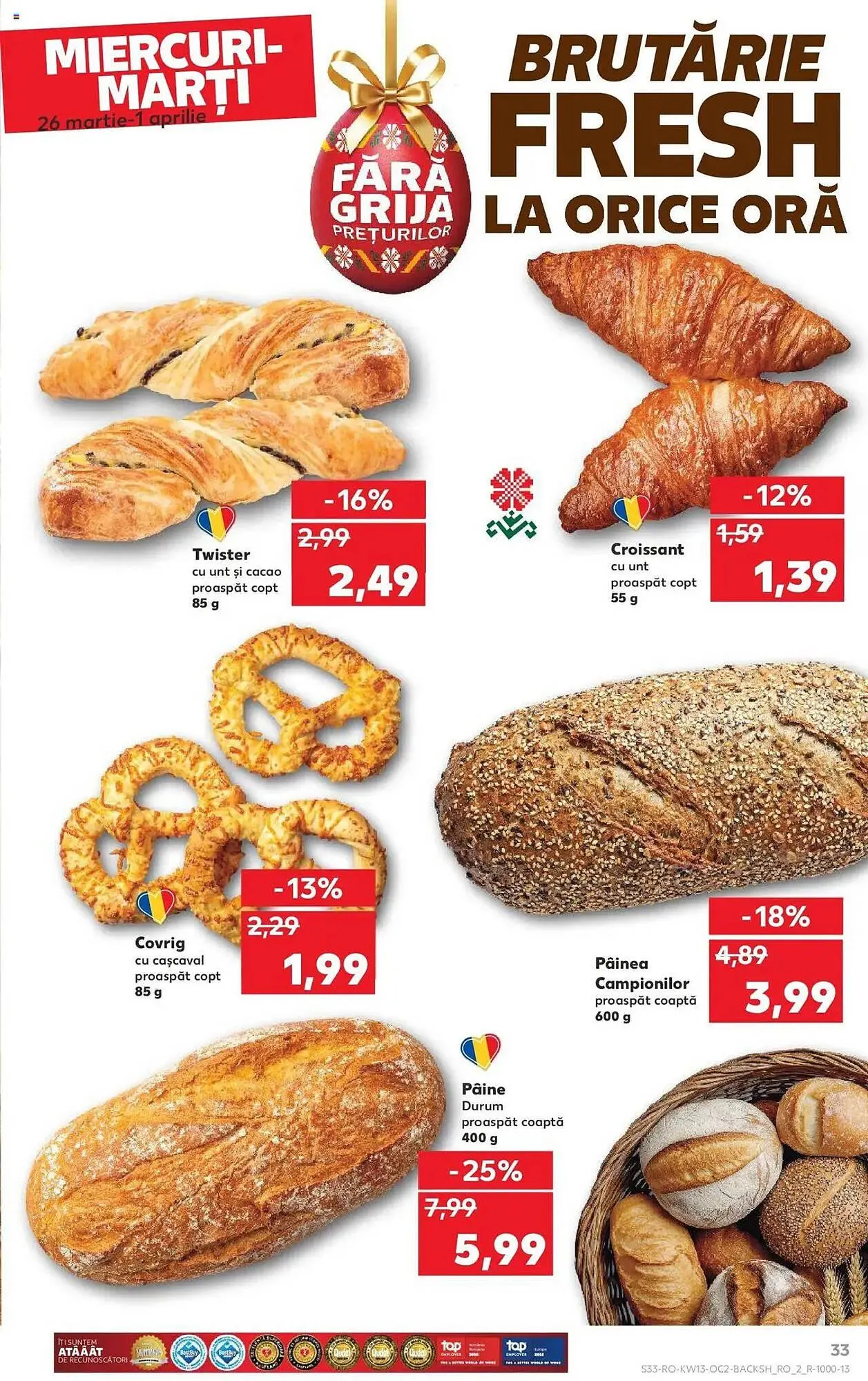 Catalog Catalog Kaufland de la 26 martie până la 1 aprilie 2025 - Revista Pagina 33