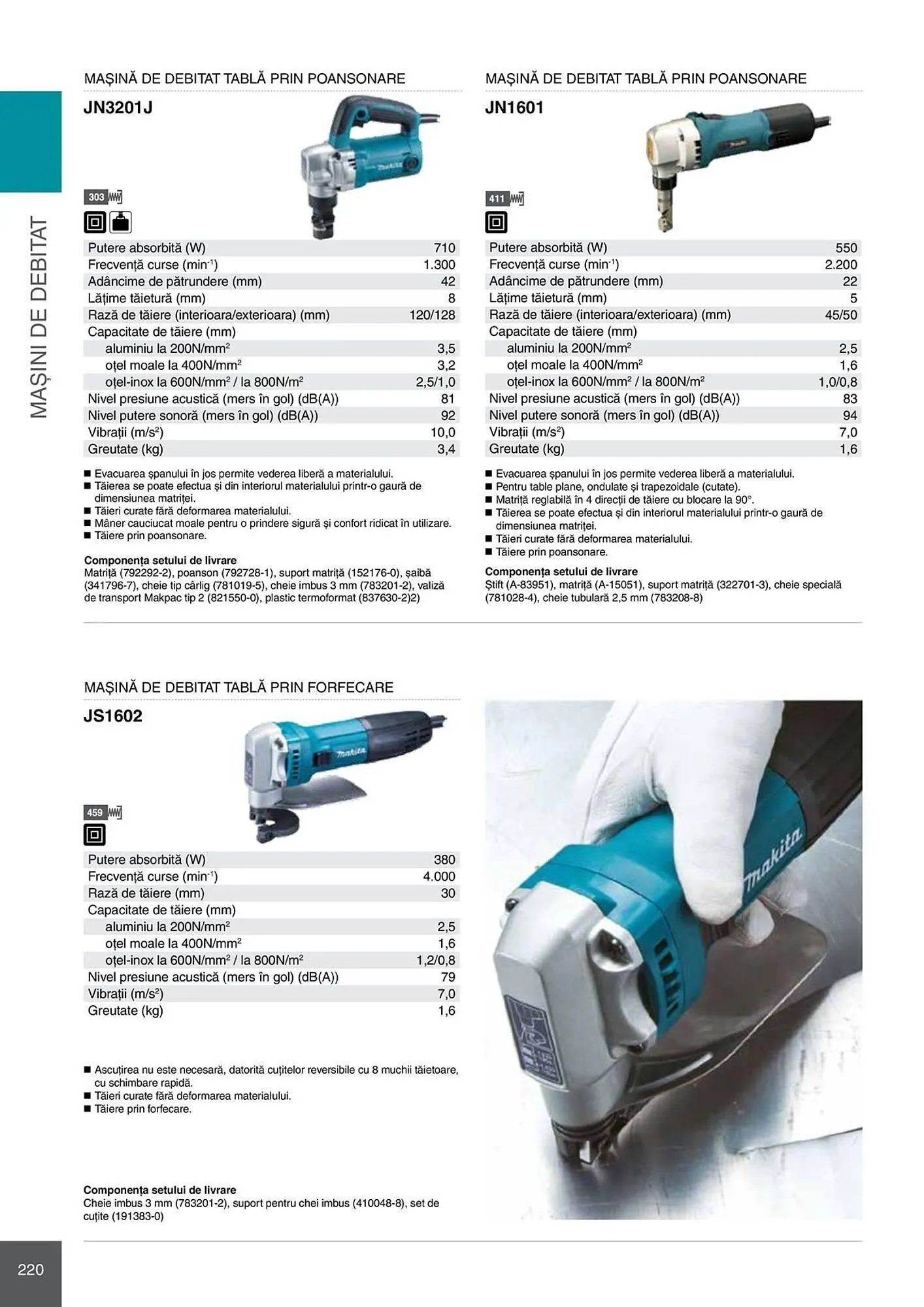 Catalog Catalog Makita de la 28 aprilie până la 31 decembrie 2026 - Revista Pagina 220