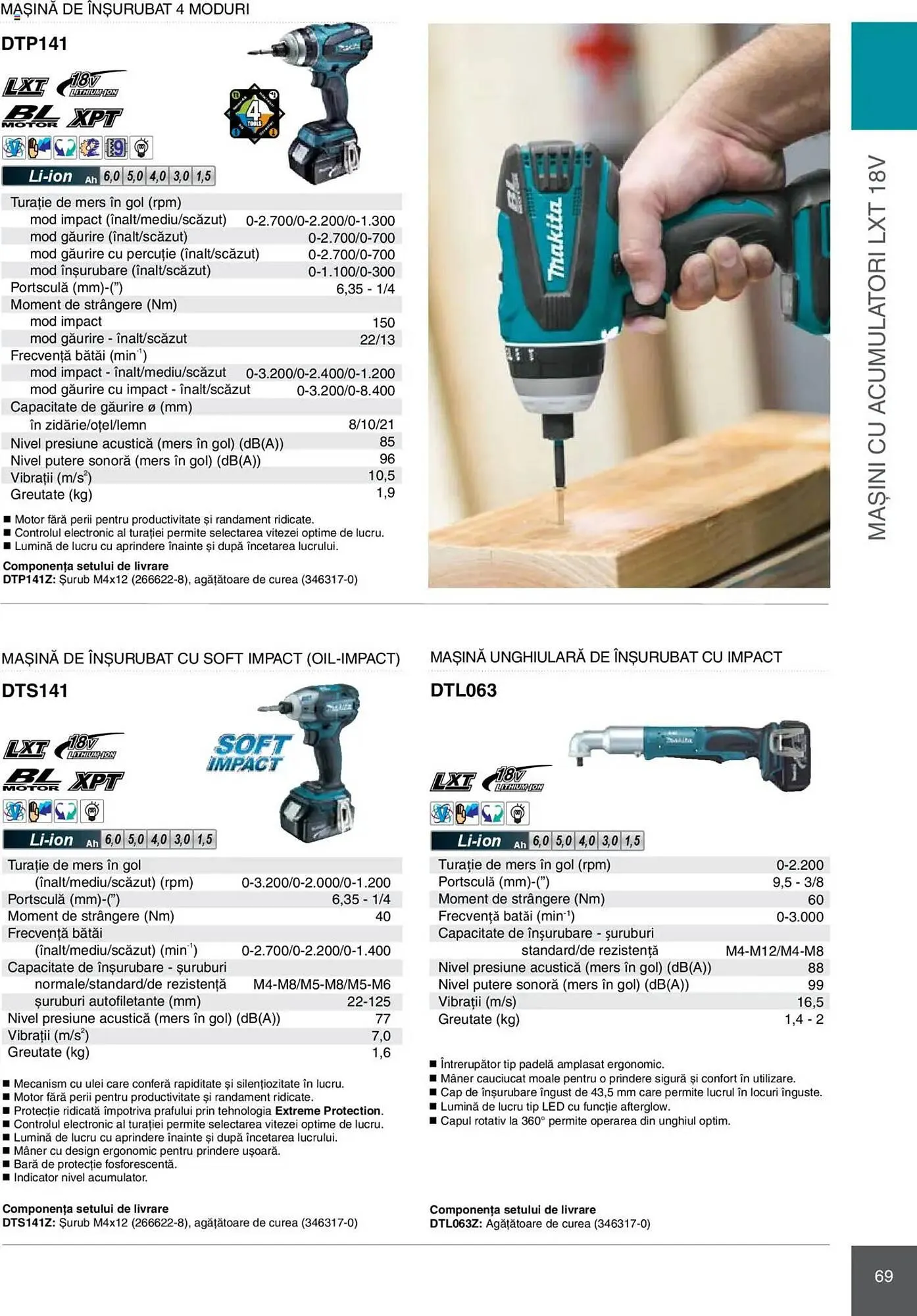 Catalog Catalog Makita de la 8 ianuarie până la 31 decembrie 2025 - Revista Pagina 69