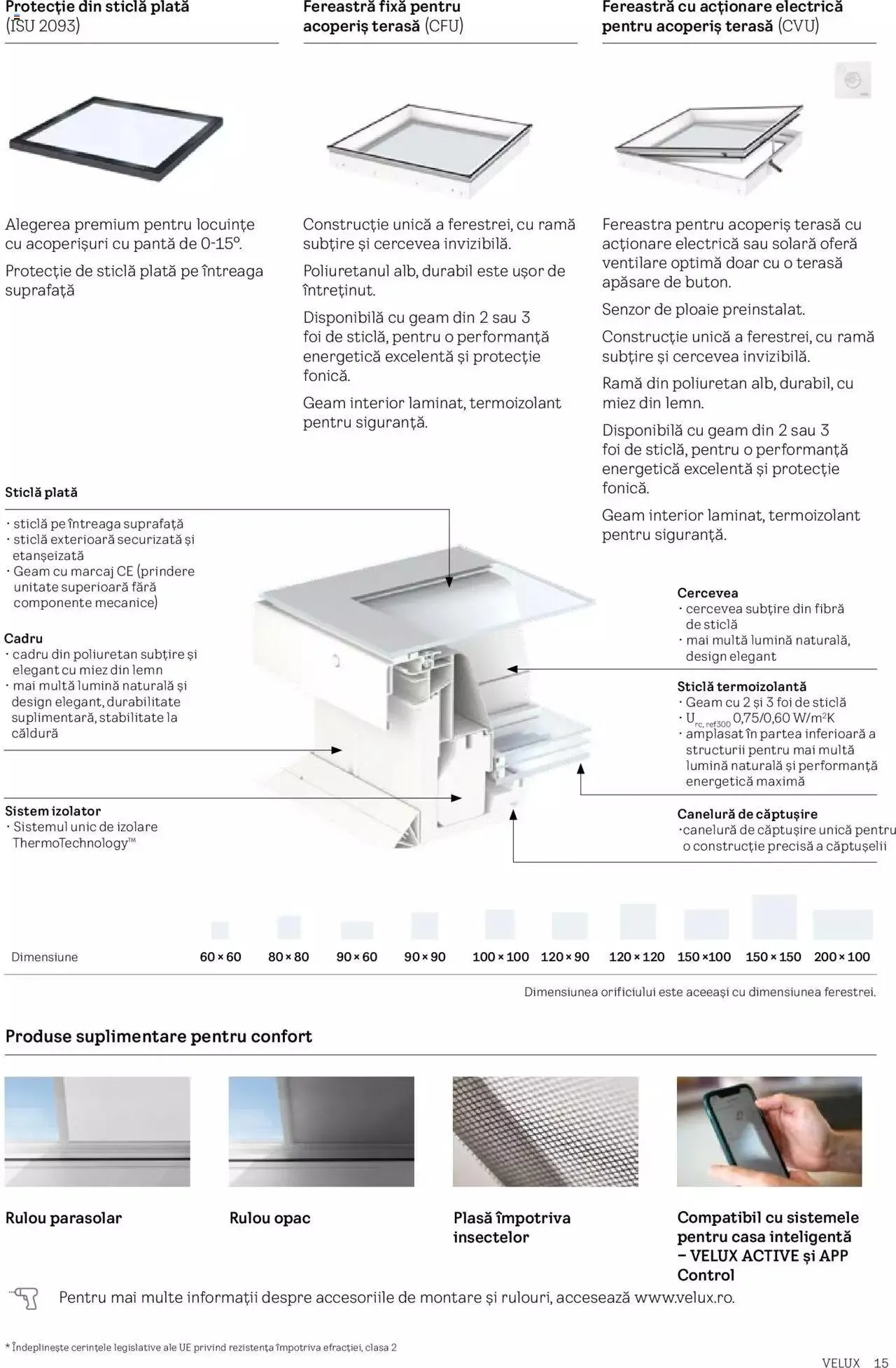 Catalog Velux catalog - Noua Generație De Ferestre Pentru Acoperiș Terasă 2023 de la 28 martie până la 31 decembrie 2023 - Revista Pagina 15