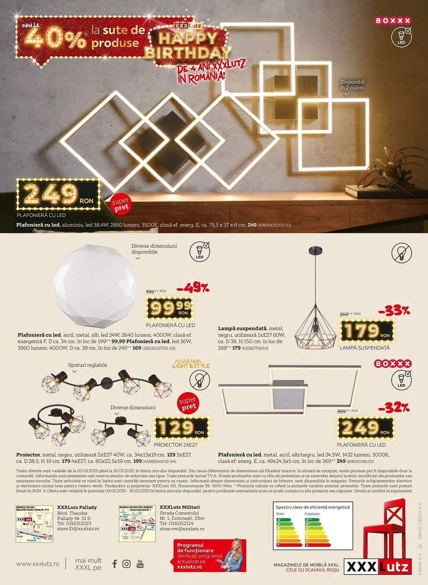 Catalog Catalog XXXLutz de la 3 martie până la 30 martie 2025 - Revista Pagina 16