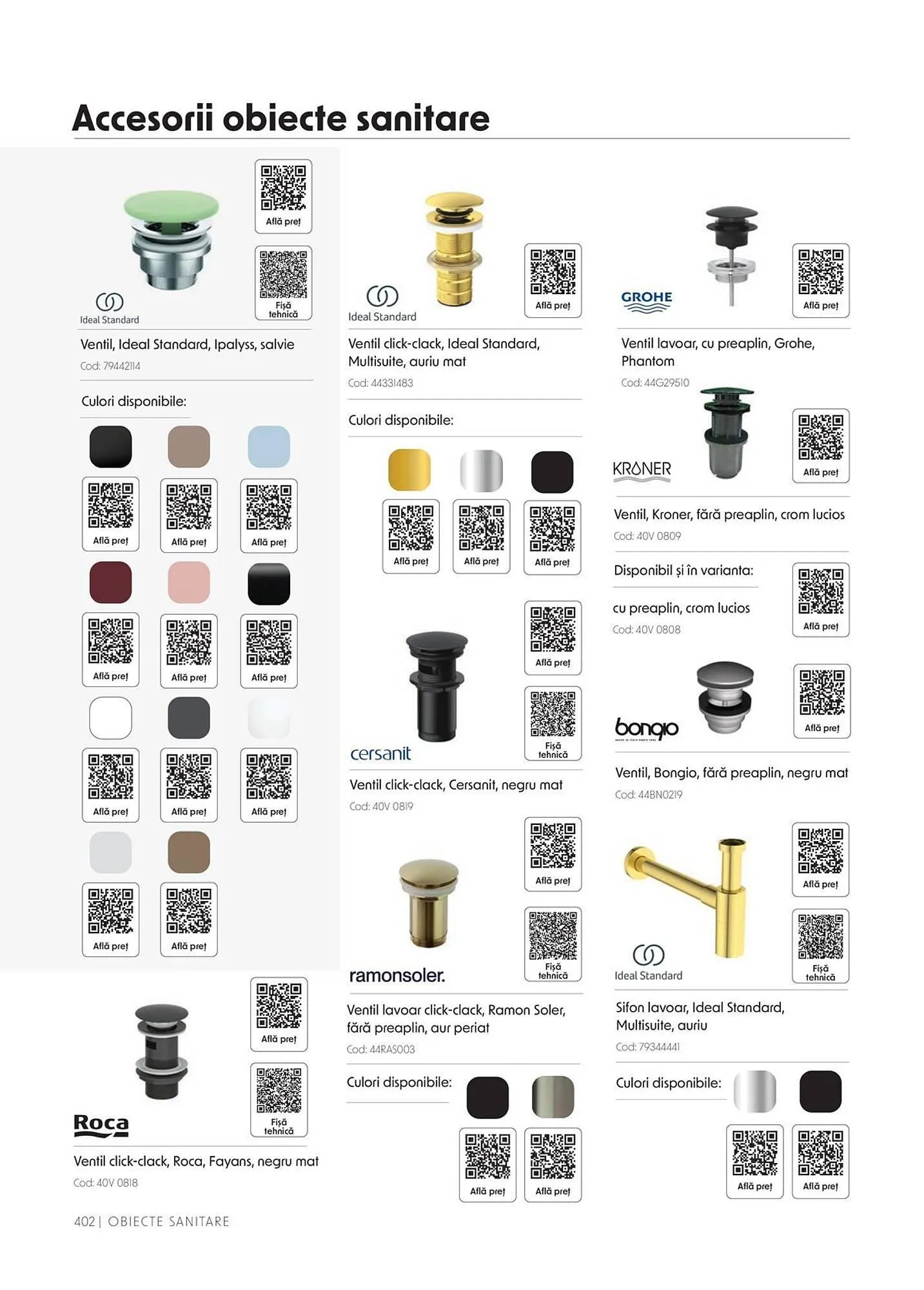 Catalog Catalog Romstal de la 1 aprilie până la 31 decembrie 2026 - Revista Pagina 402