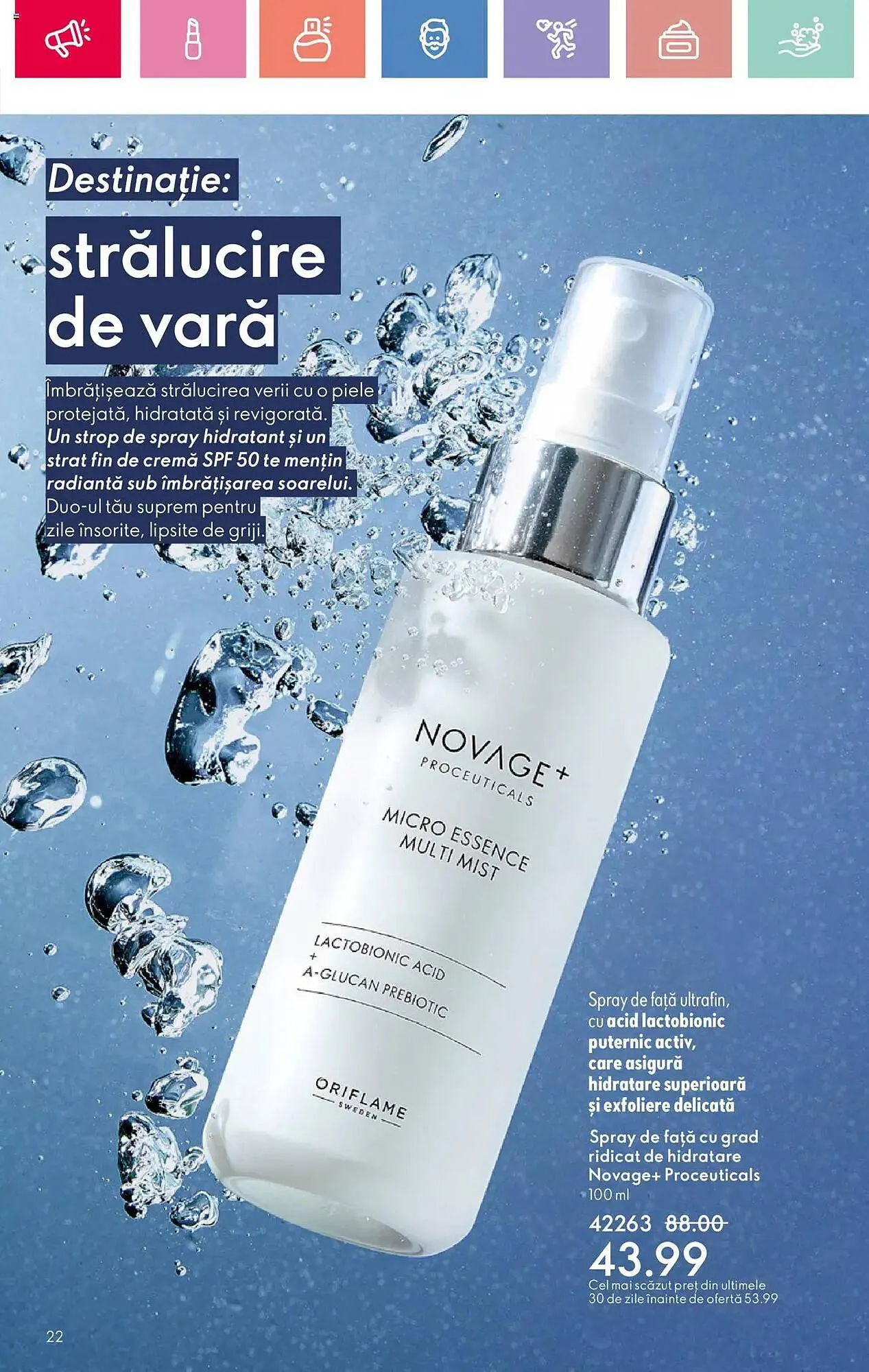 Catalog Catalog Oriflame de la 15 iunie până la 5 iulie 2025 - Revista Pagina 22