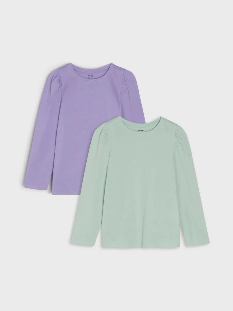 Set de 2 tricouri cu mânecă lungă