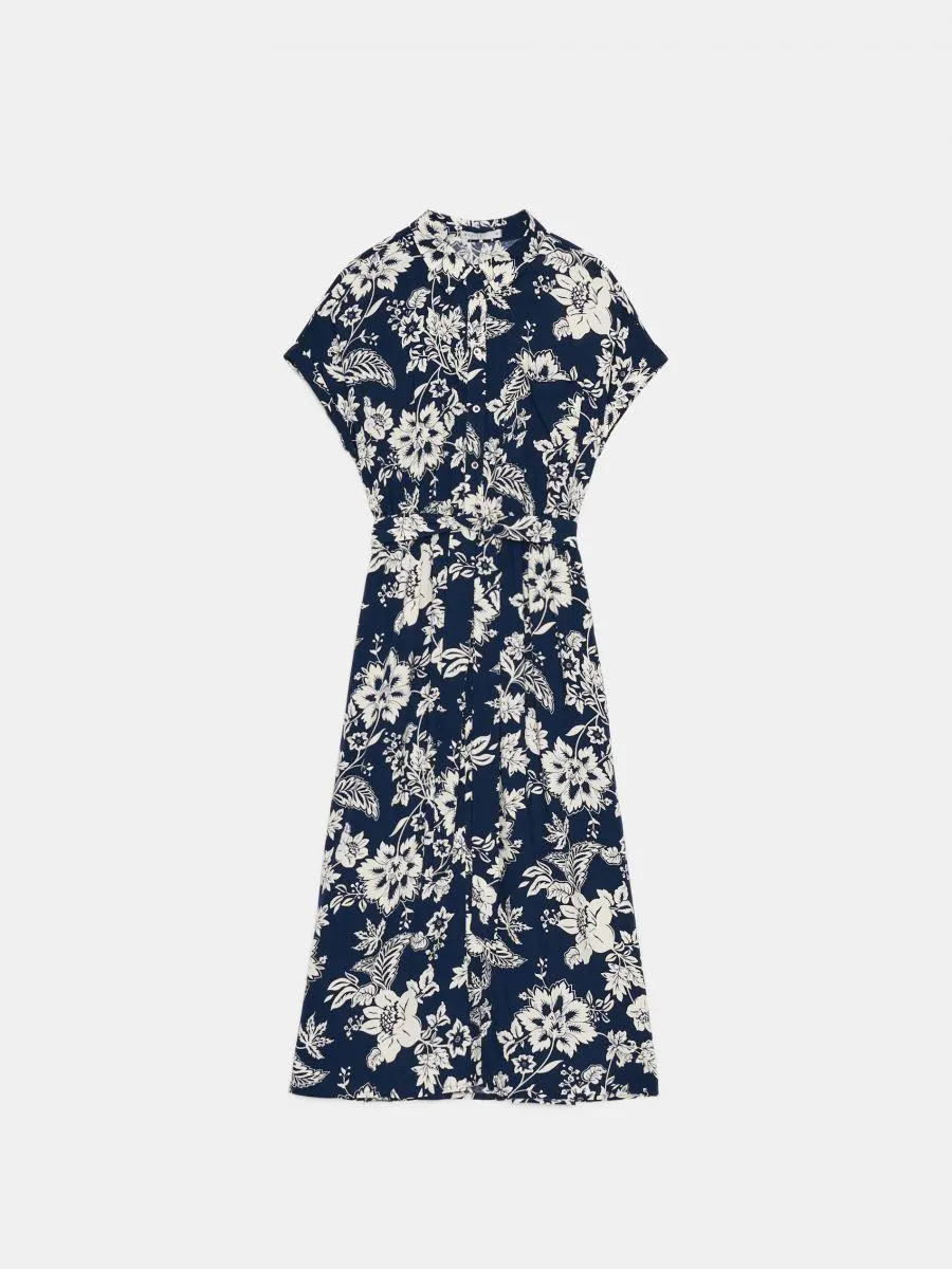 Rochie midi tip cămașă