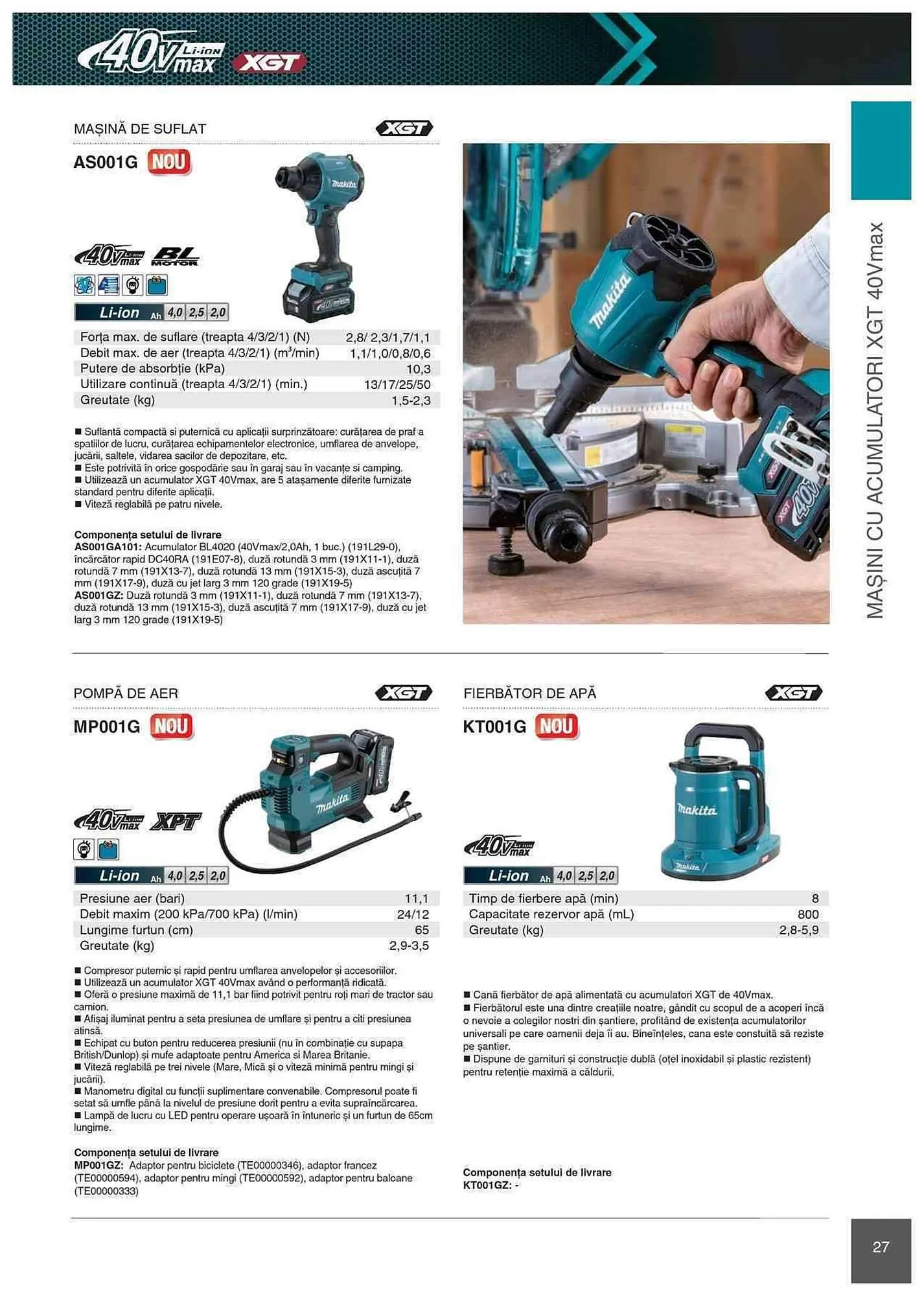 Catalog Makita catalog de la 1 ianuarie până la 31 decembrie 2023 - Revista Pagina 27