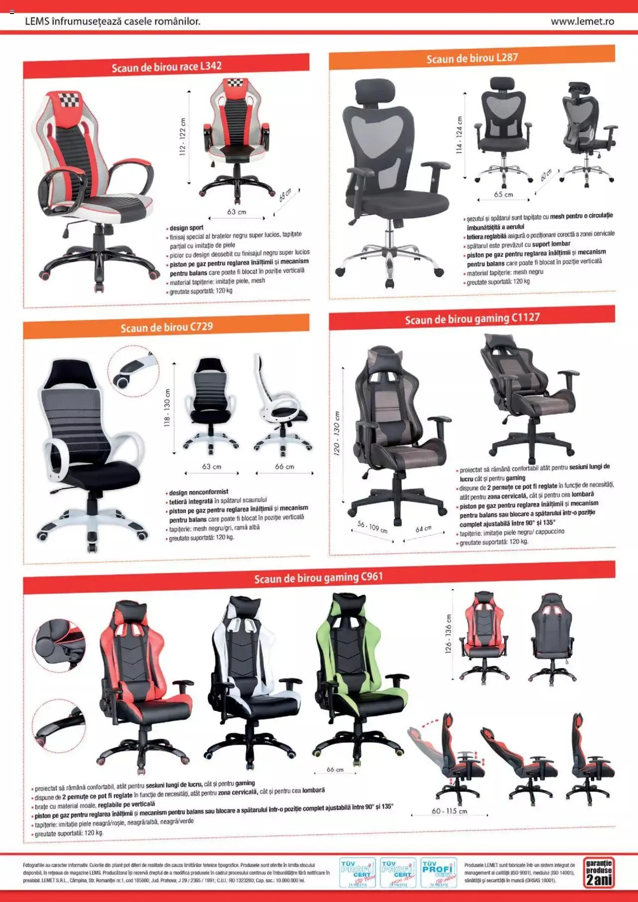 Catalog Lem’s - Scaune de birou de la 1 septembrie până la 31 decembrie 2023 - Revista Pagina 4