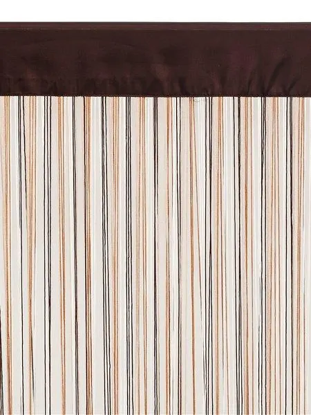 Perdea șnur YXLAN 90x245 maro