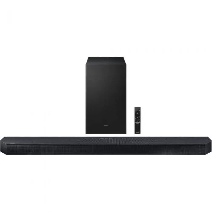 Soundbar Samsung HW-Q700D/EN, 3.1.2ch, 320W, Bluetooth, Wi-Fi, Subwoofer wireless, Dolby Atmos, Negru