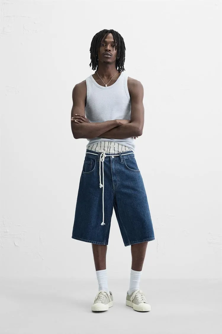 BERMUDE DENIM BAGGY FIT