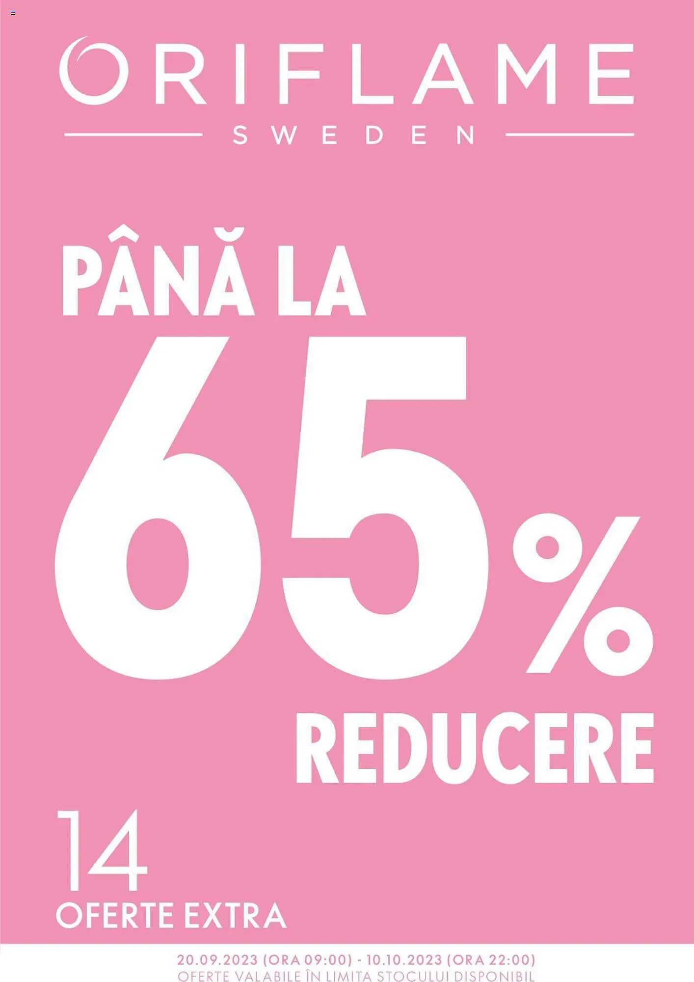 Catalog Oriflame catalog de la 20 septembrie până la 10 octombrie 2023 - Revista Pagina 1