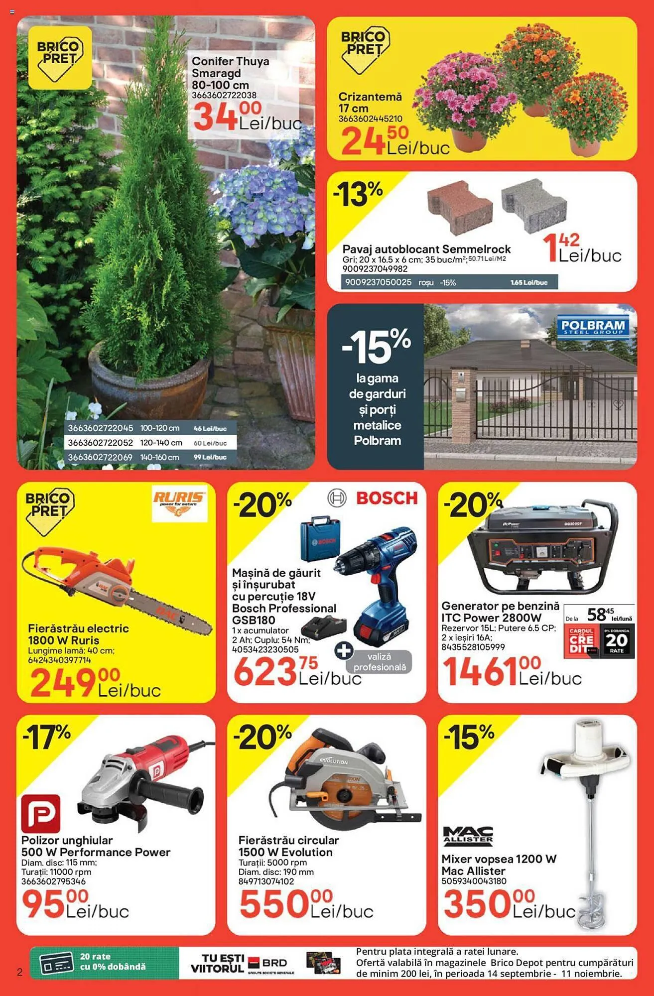Catalog Brico Depôt catalog de la 14 septembrie până la 27 septembrie 2023 - Revista Pagina 2
