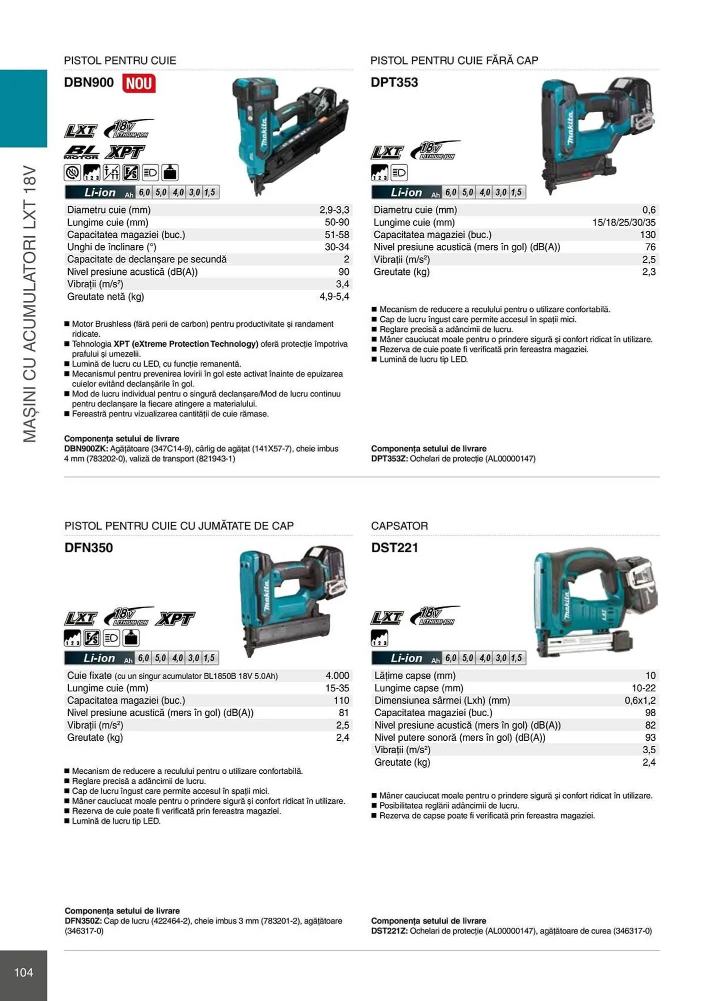 Catalog Catalog Makita de la 28 aprilie până la 31 decembrie 2026 - Revista Pagina 104