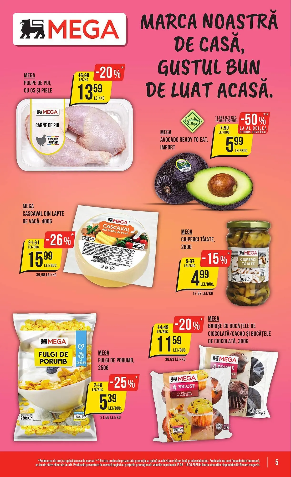 Catalog Catalog Mega Image de la 12 iunie până la 18 iunie 2025 - Revista Pagina 5