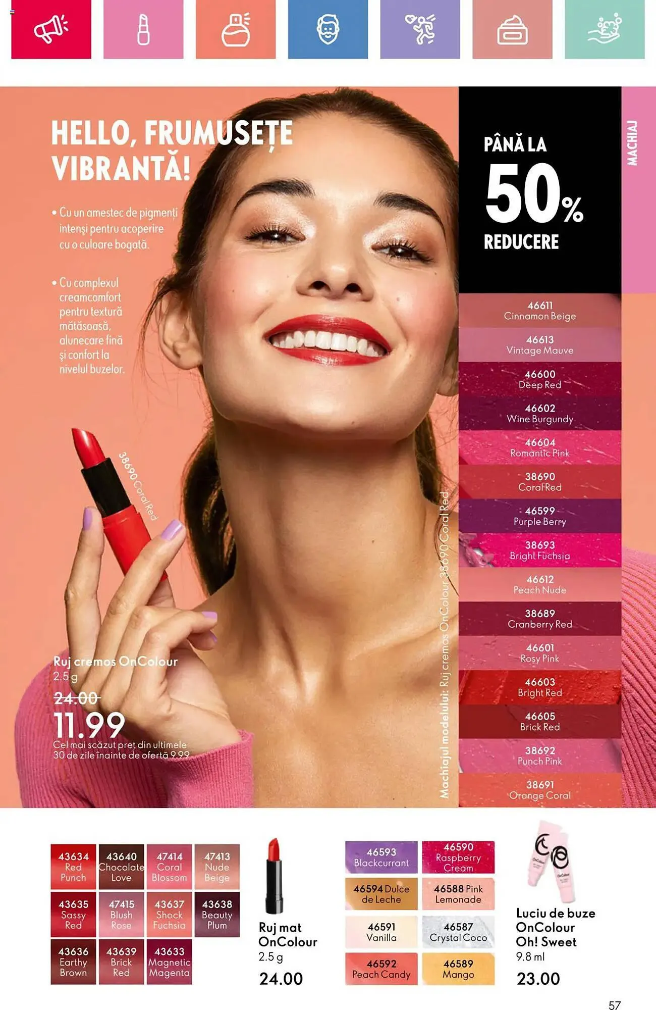 Catalog Catalog Oriflame de la 23 martie până la 12 aprilie 2025 - Revista Pagina 57