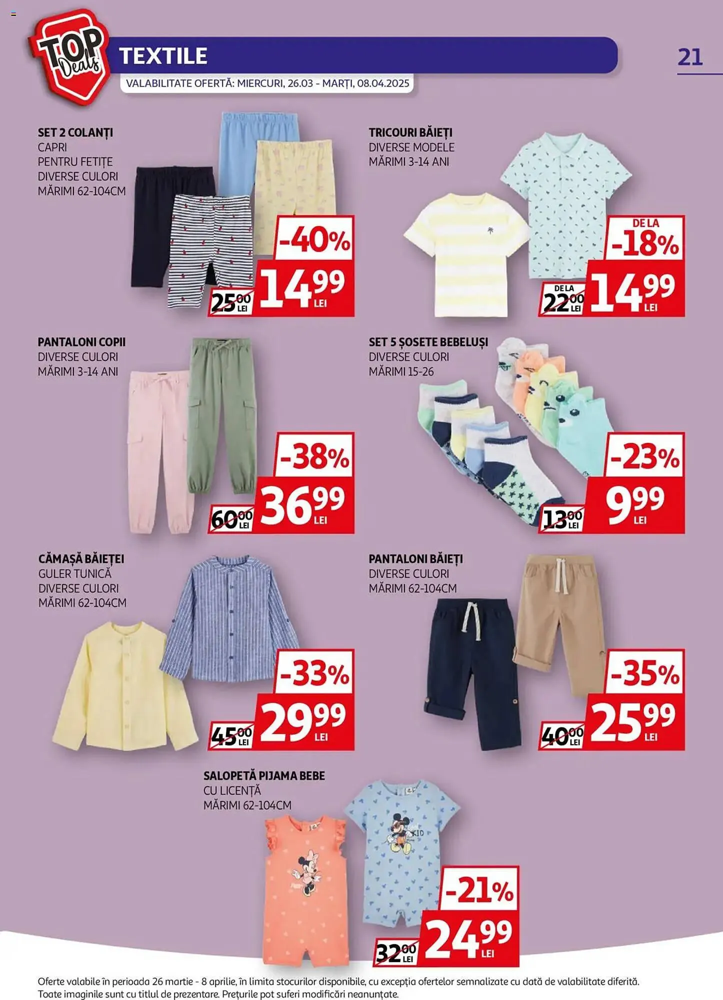 Catalog Catalog Auchan de la 26 martie până la 8 aprilie 2025 - Revista Pagina 21