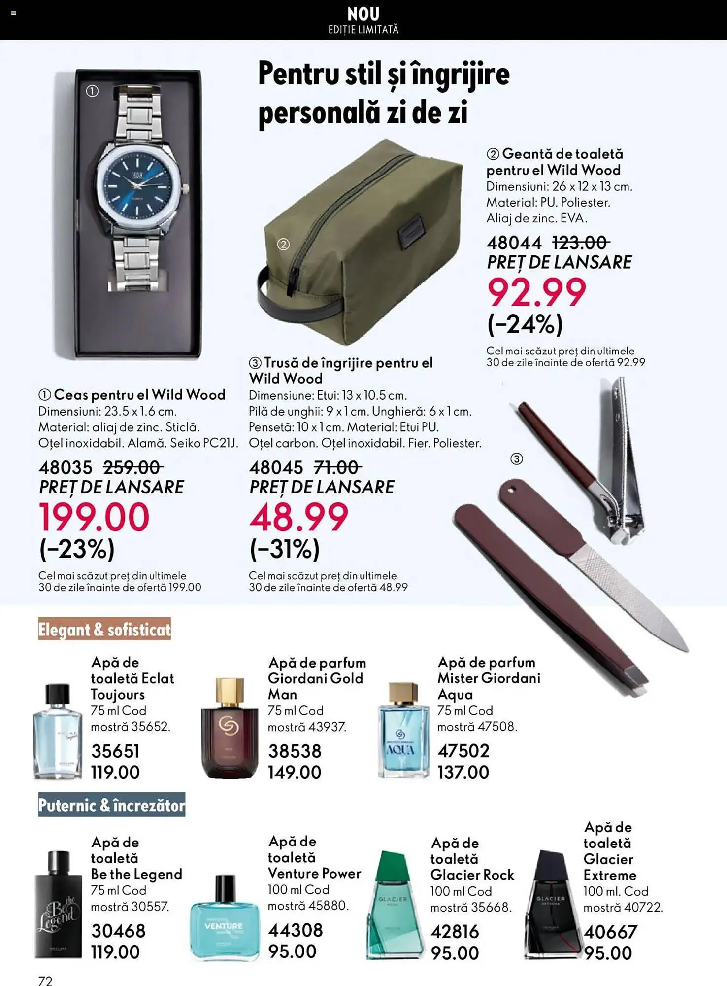 Catalog Catalog Oriflame de la 22 octombrie până la 11 noiembrie 2025 - Revista Pagina 72