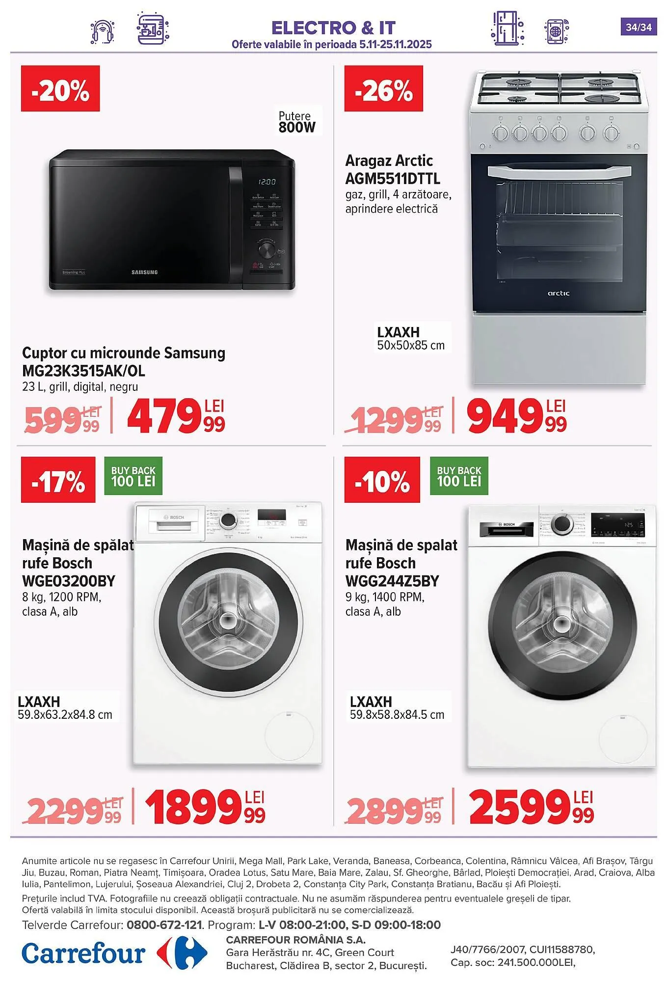 Catalog Catalog Carrefour de la 5 noiembrie până la 11 noiembrie 2025 - Revista Pagina 34