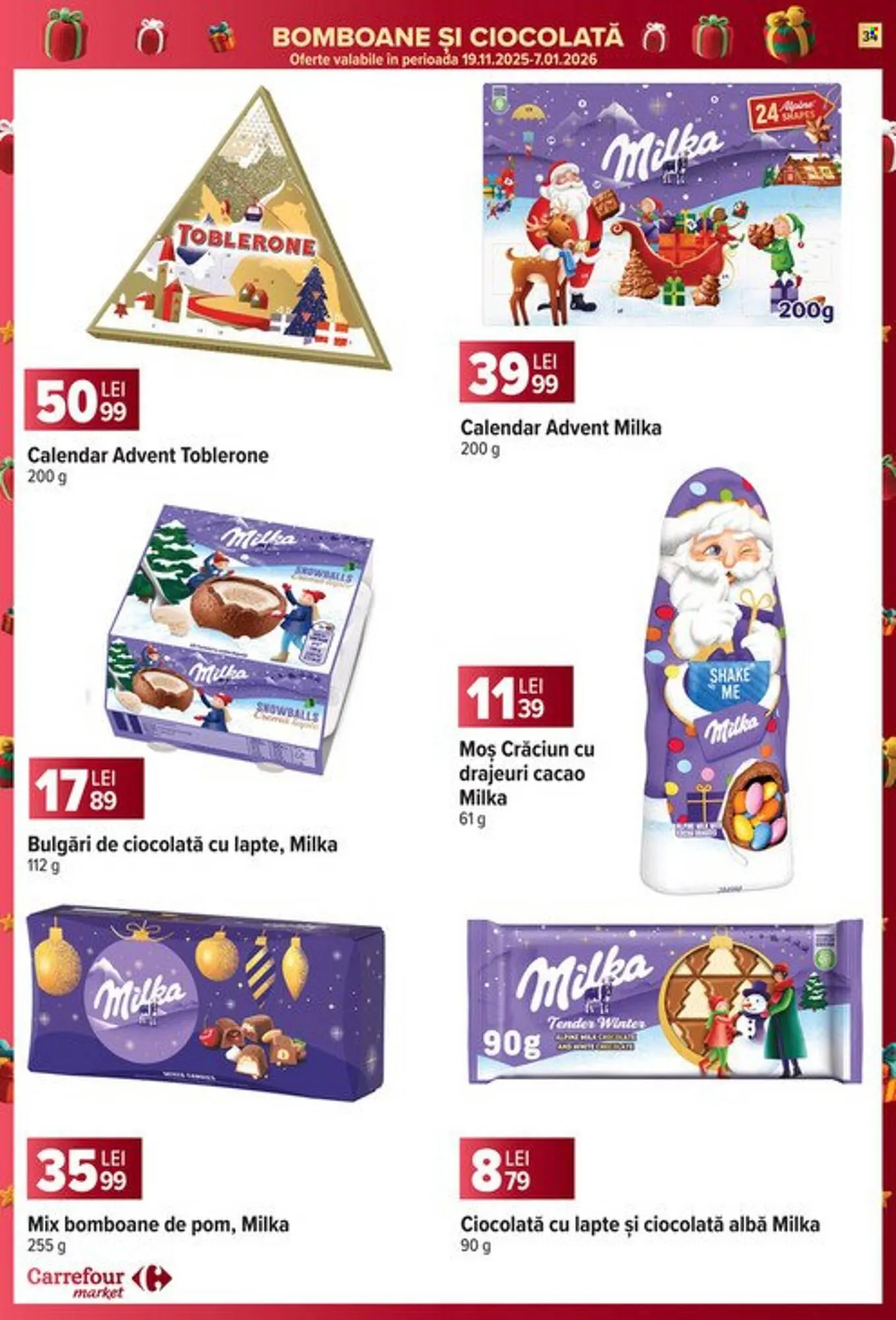 Catalog Catalog Carrefour Market de la 17 decembrie până la 26 decembrie 2025 - Revista Pagina 34