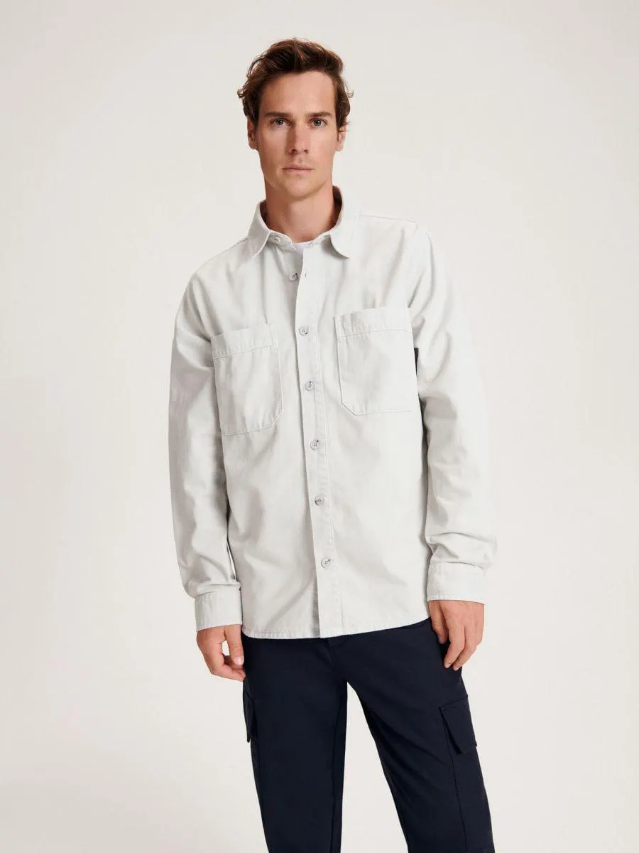 Jachetă shacket din bumbac