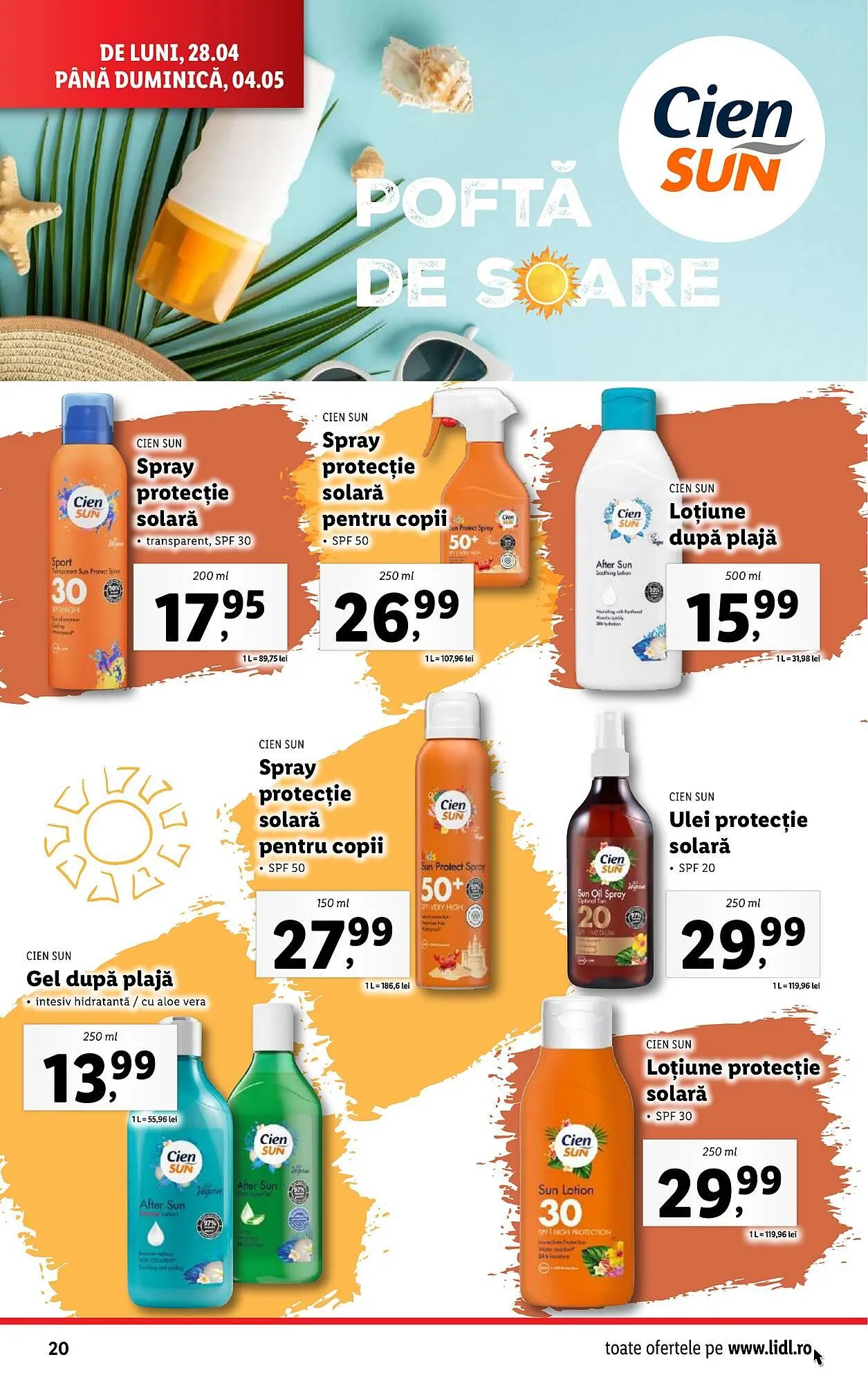 Catalog Catalog Lidl de la 22 aprilie până la 27 aprilie 2025 - Revista Pagina 20