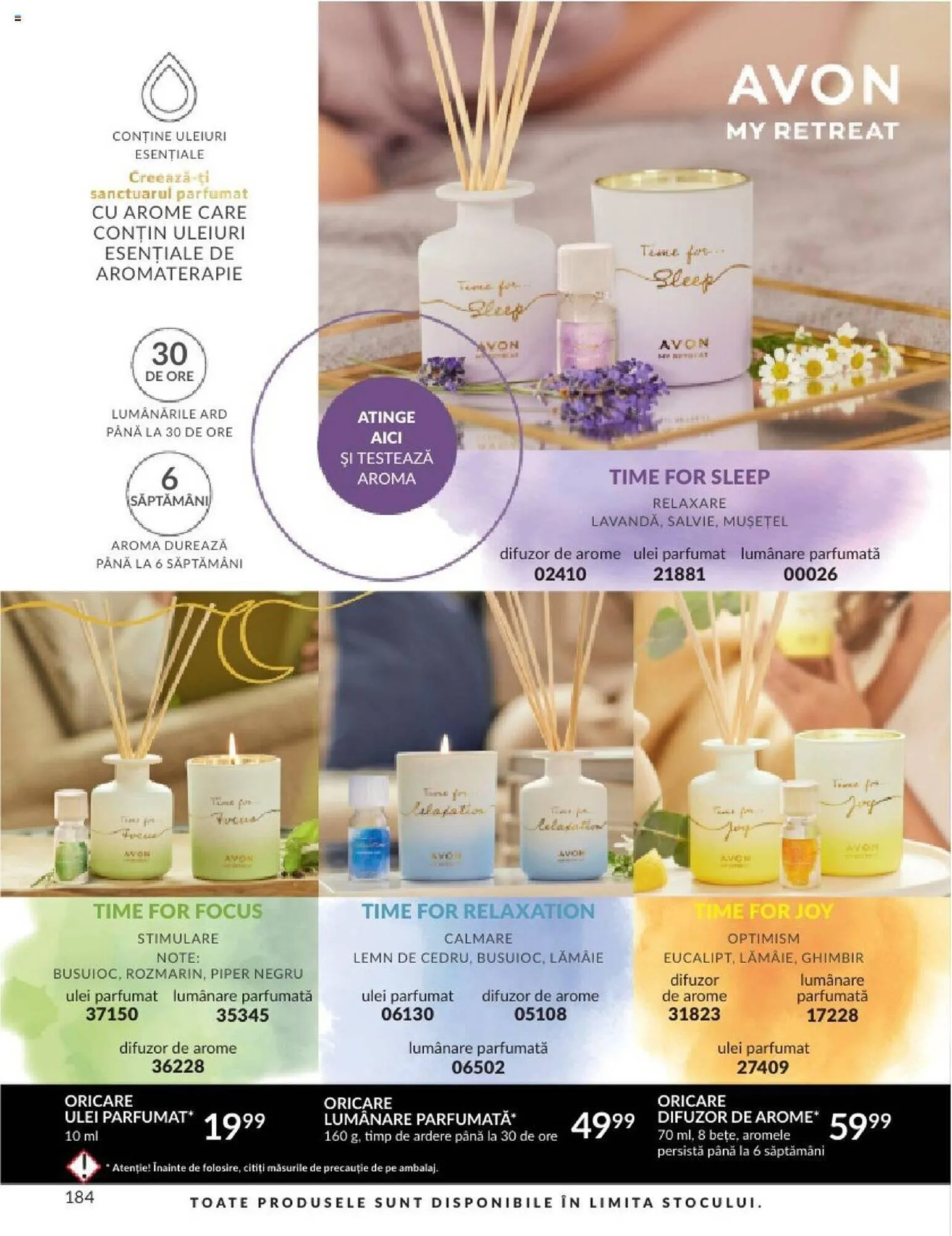 Catalog Avon catalog de la 1 septembrie până la 30 septembrie 2023 - Revista Pagina 186