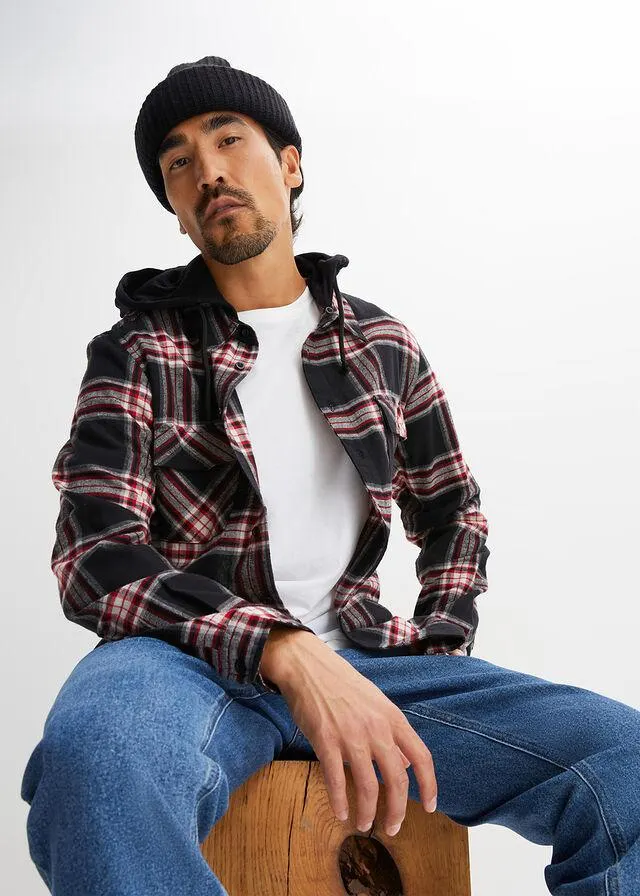 Cămaşă finet cu glugă separabilă