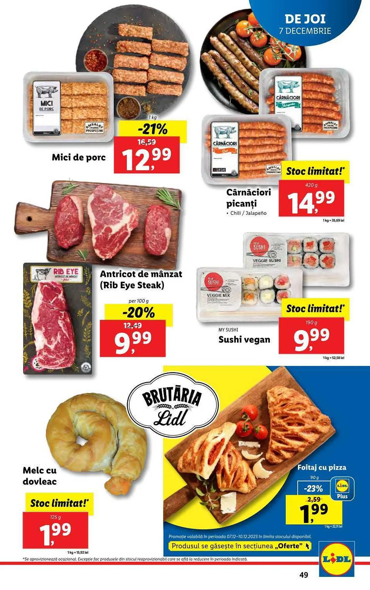 Catalog Lidl catalog de la 4 decembrie până la 10 decembrie 2023 - Revista Pagina 49