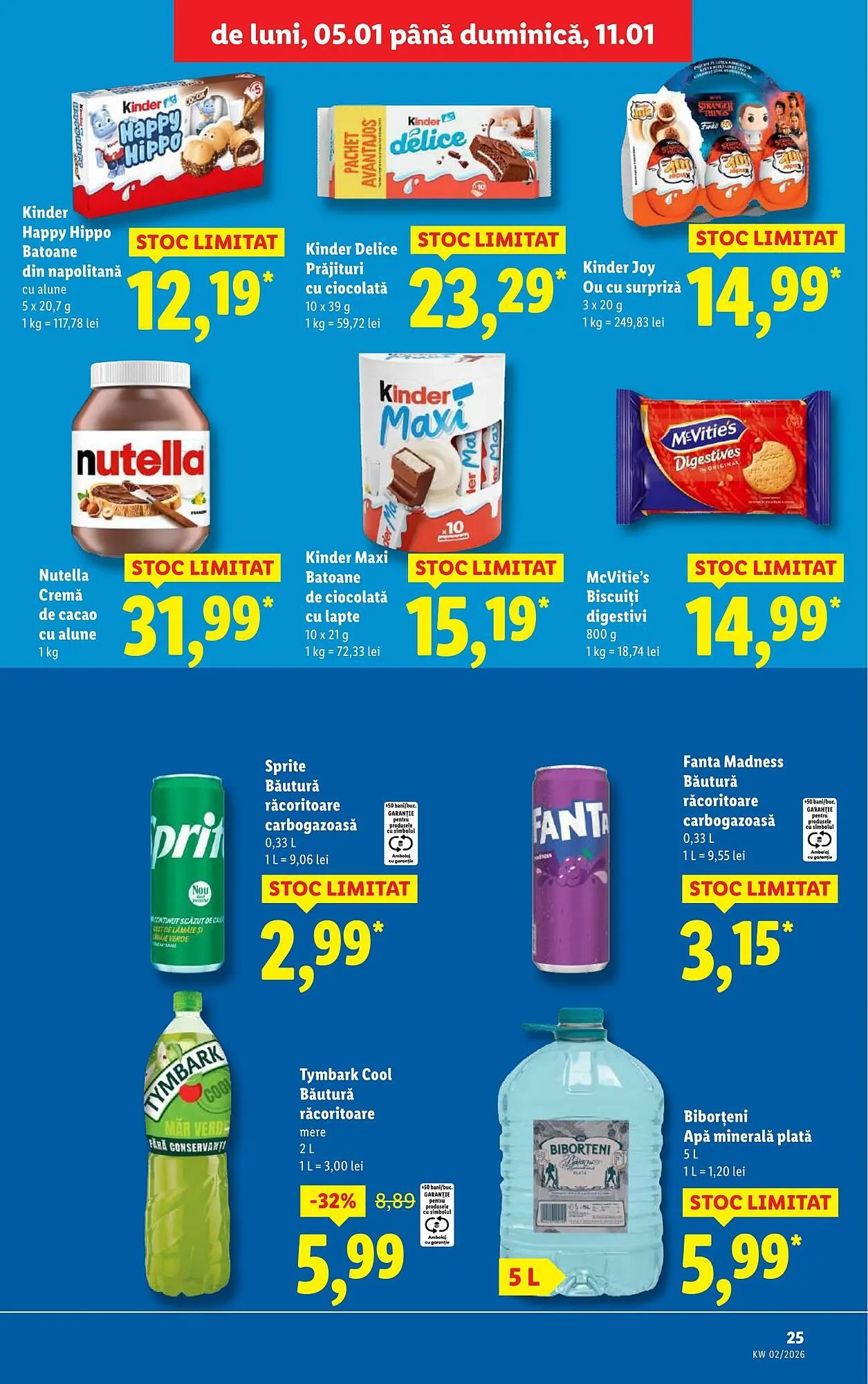 Catalog Catalog Lidl de la 5 ianuarie până la 11 ianuarie 2026 - Revista Pagina 25