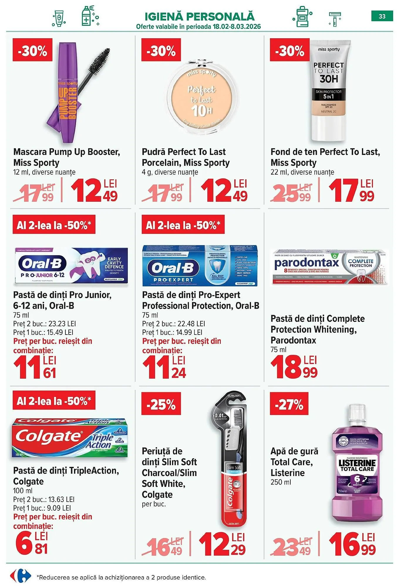 Catalog Catalog Carrefour de la 18 februarie până la 24 februarie 2026 - Revista Pagina 34