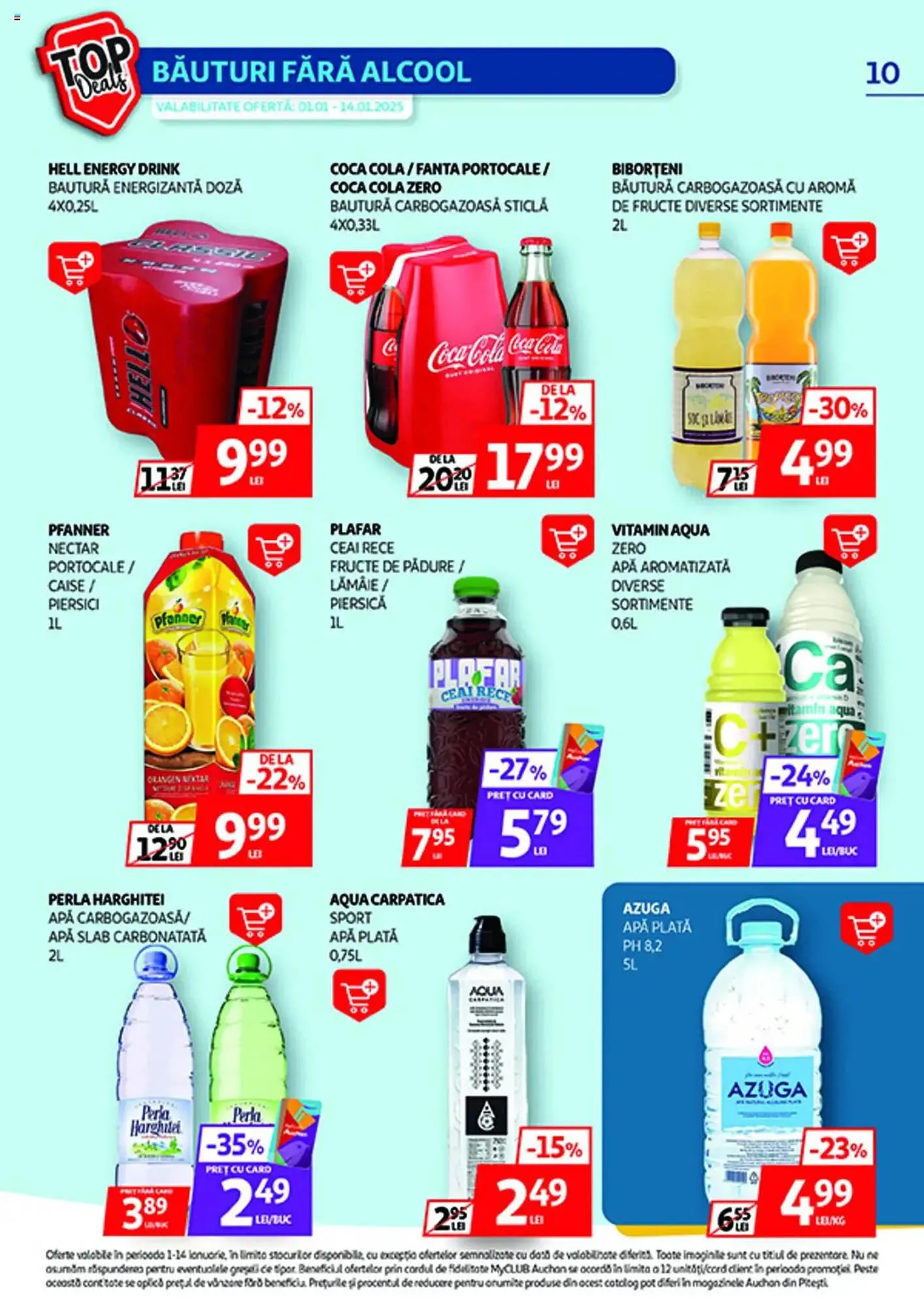 Catalog Catalog Auchan de la 1 ianuarie până la 14 ianuarie 2025 - Revista Pagina 10