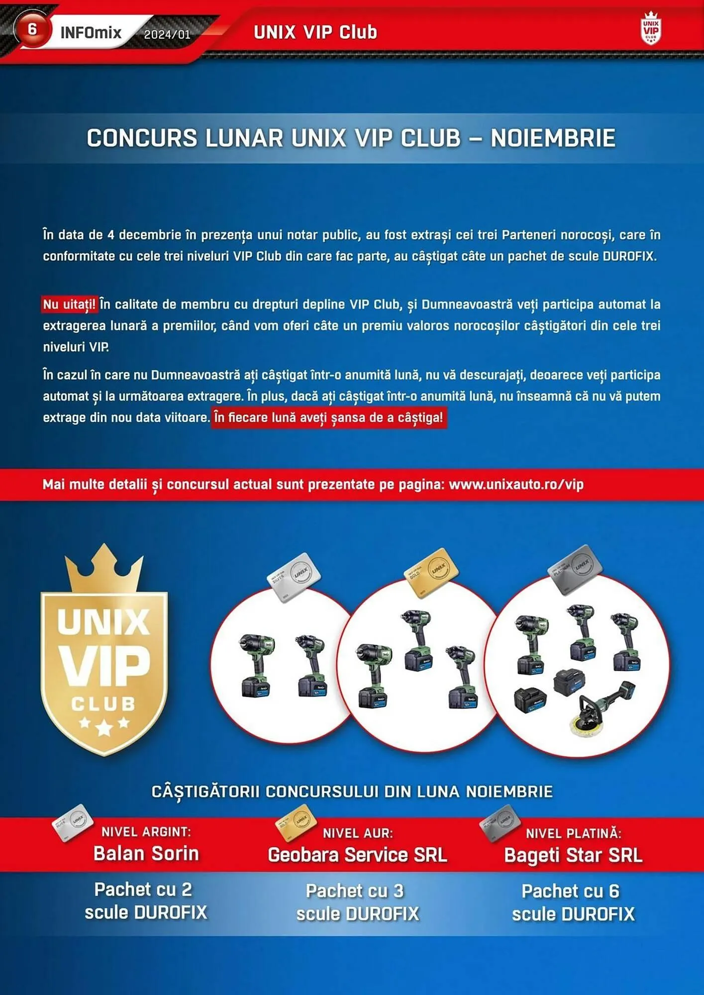 Catalog UNIX Auto catalog de la 19 ianuarie până la 31 decembrie 2024 - Revista Pagina 6