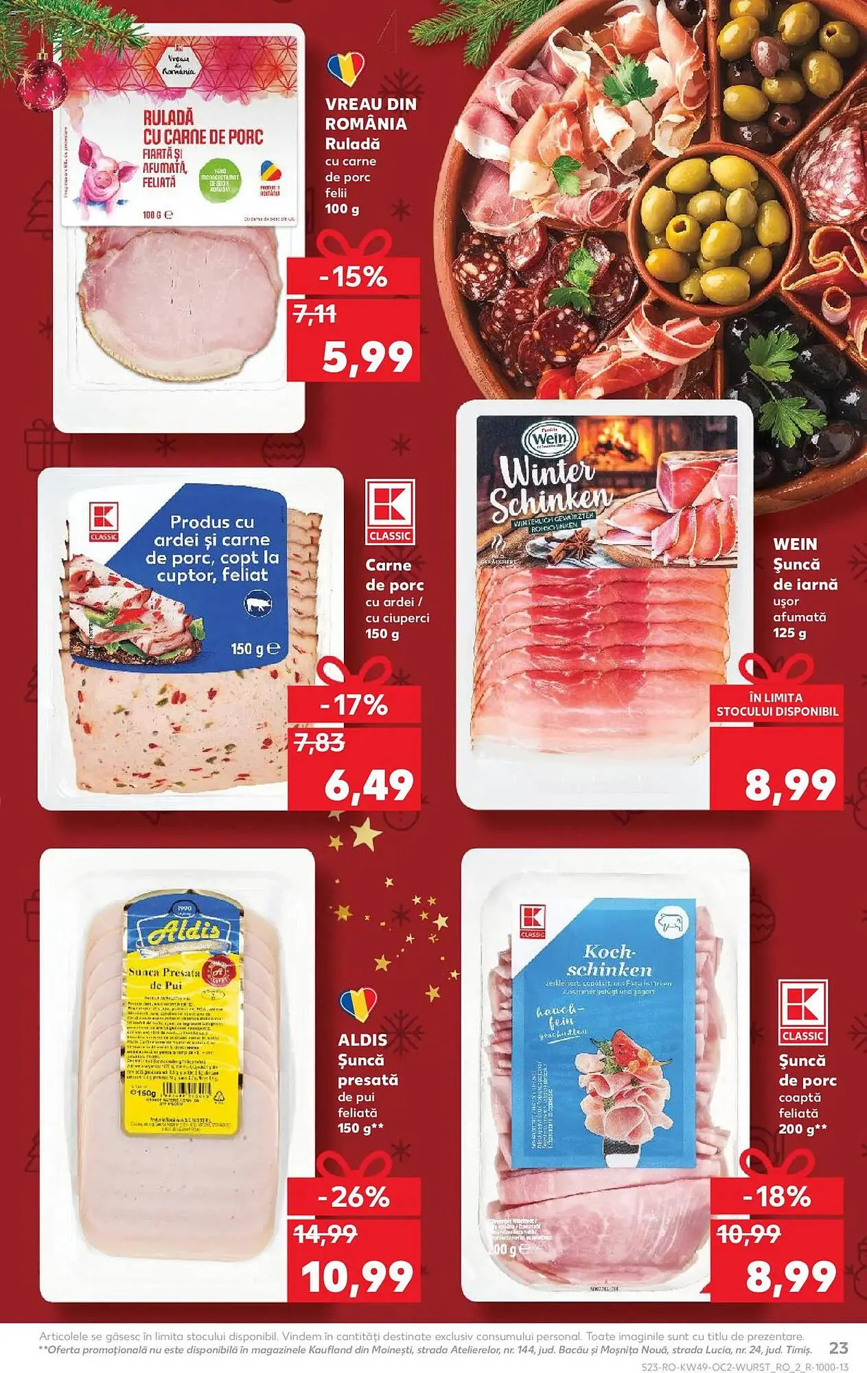 Catalog Catalog Kaufland de la 3 decembrie până la 9 decembrie 2025 - Revista Pagina 23