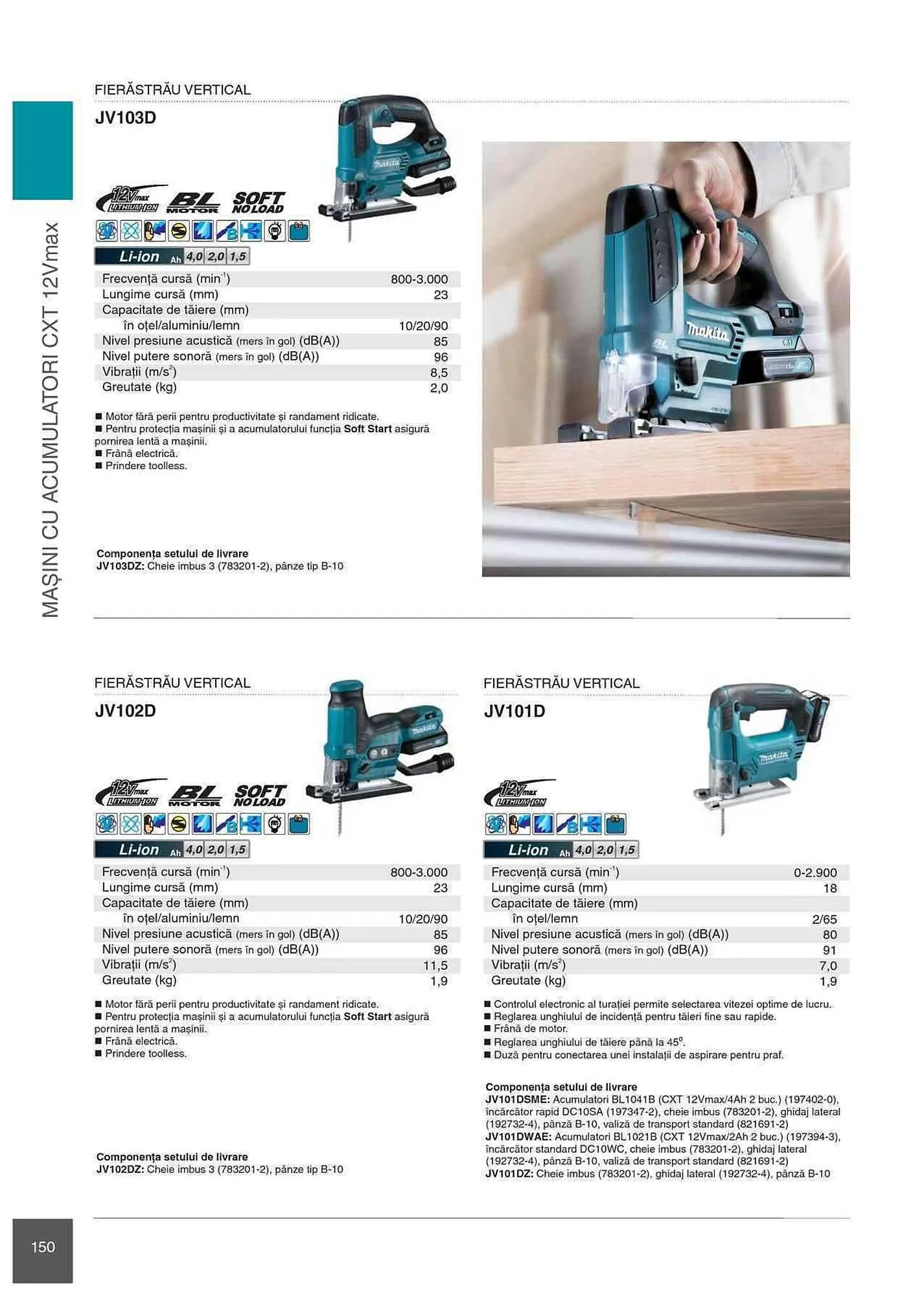 Catalog Makita catalog de la 1 ianuarie până la 31 decembrie 2023 - Revista Pagina 150