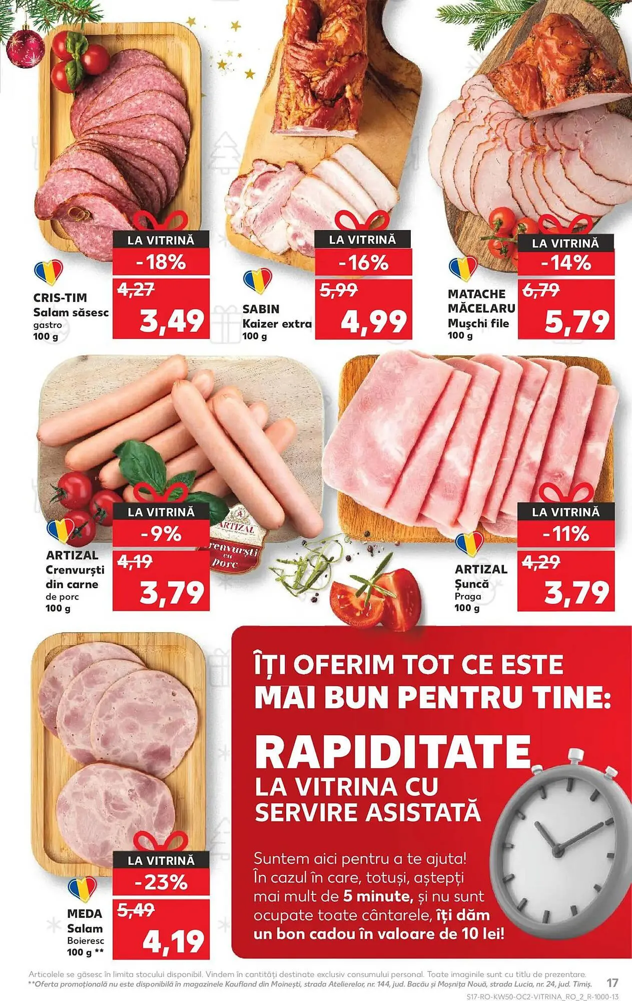 Catalog Catalog Kaufland de la 10 decembrie până la 16 decembrie 2025 - Revista Pagina 17