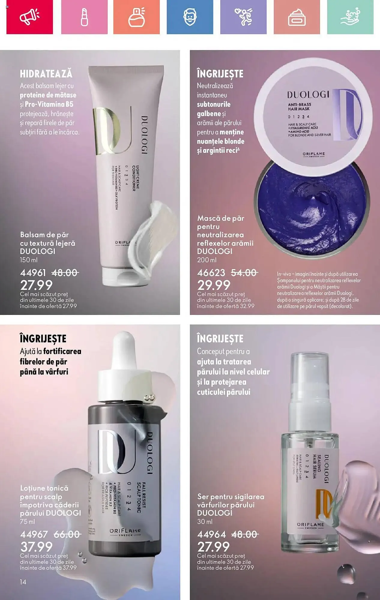 Catalog Catalog Oriflame de la 26 iulie până la 19 august 2025 - Revista Pagina 14