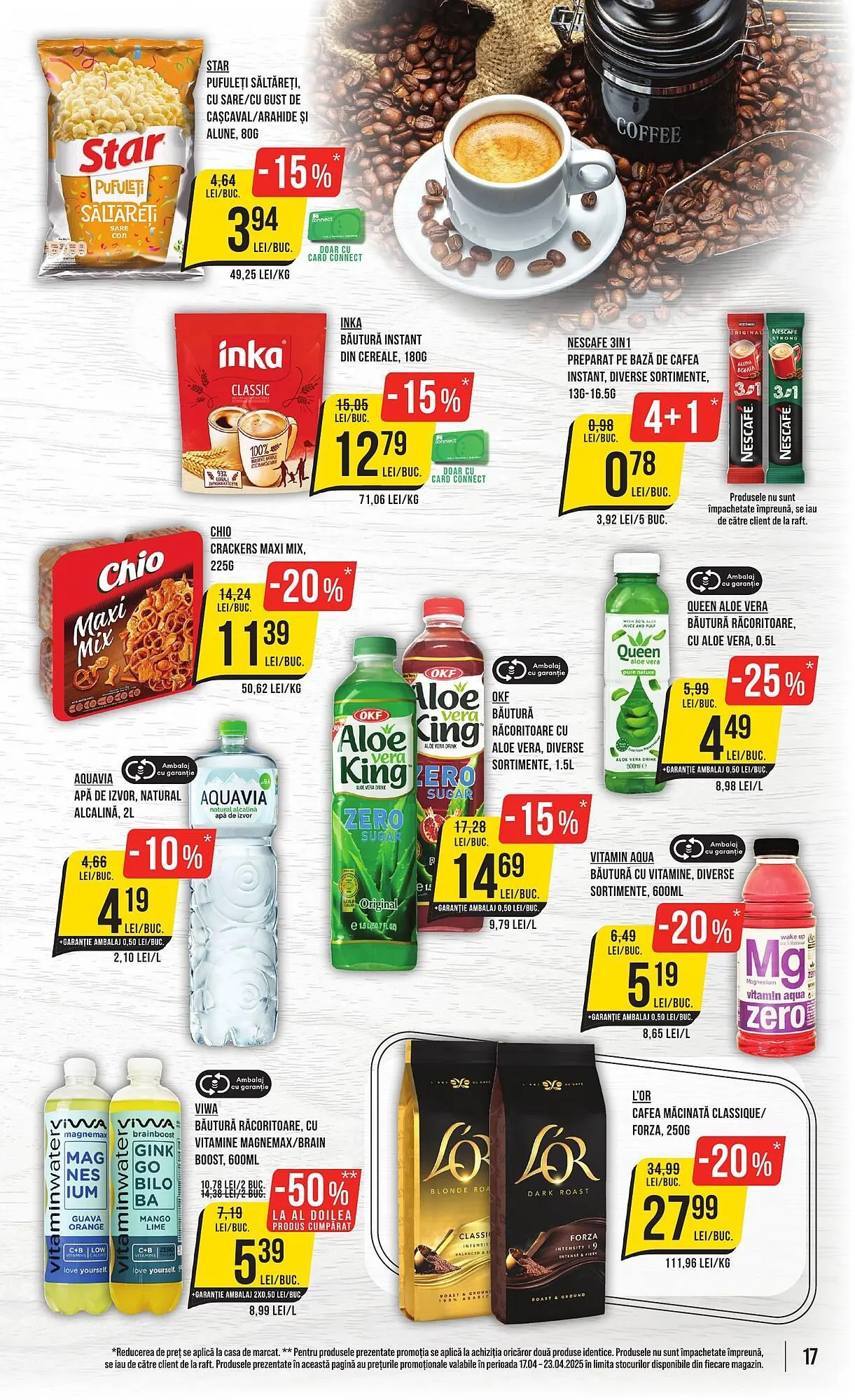 Catalog Catalog Mega Image de la 17 aprilie până la 23 aprilie 2025 - Revista Pagina 17