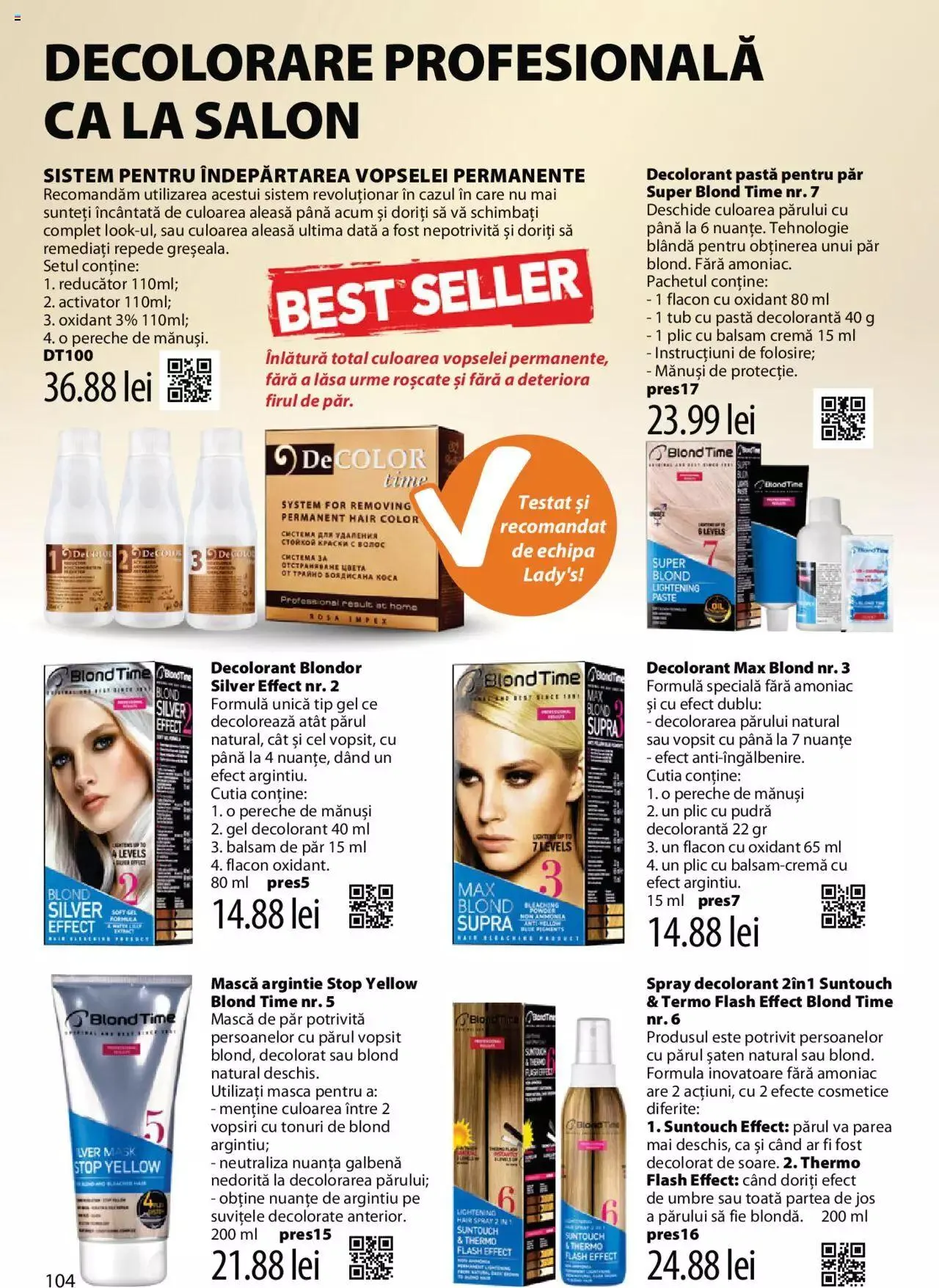 Catalog Lady’s - Catalog nou de la 5 ianuarie până la 31 decembrie 2023 - Revista Pagina 104