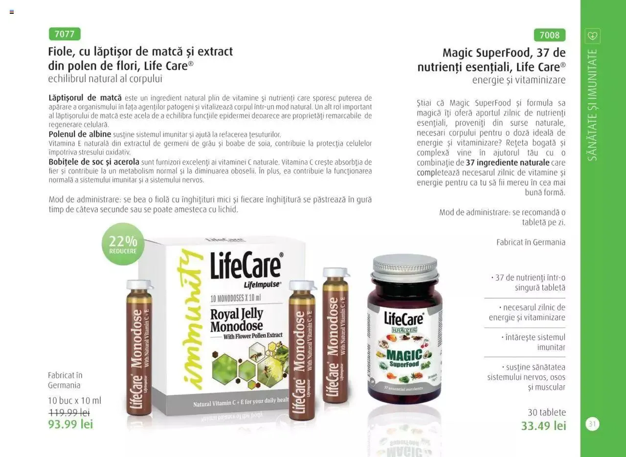 Catalog Life Care - Catalog Life Care toamna 2023 - iarna 2024 de la 1 septembrie până la 31 ianuarie 2024 - Revista Pagina 33
