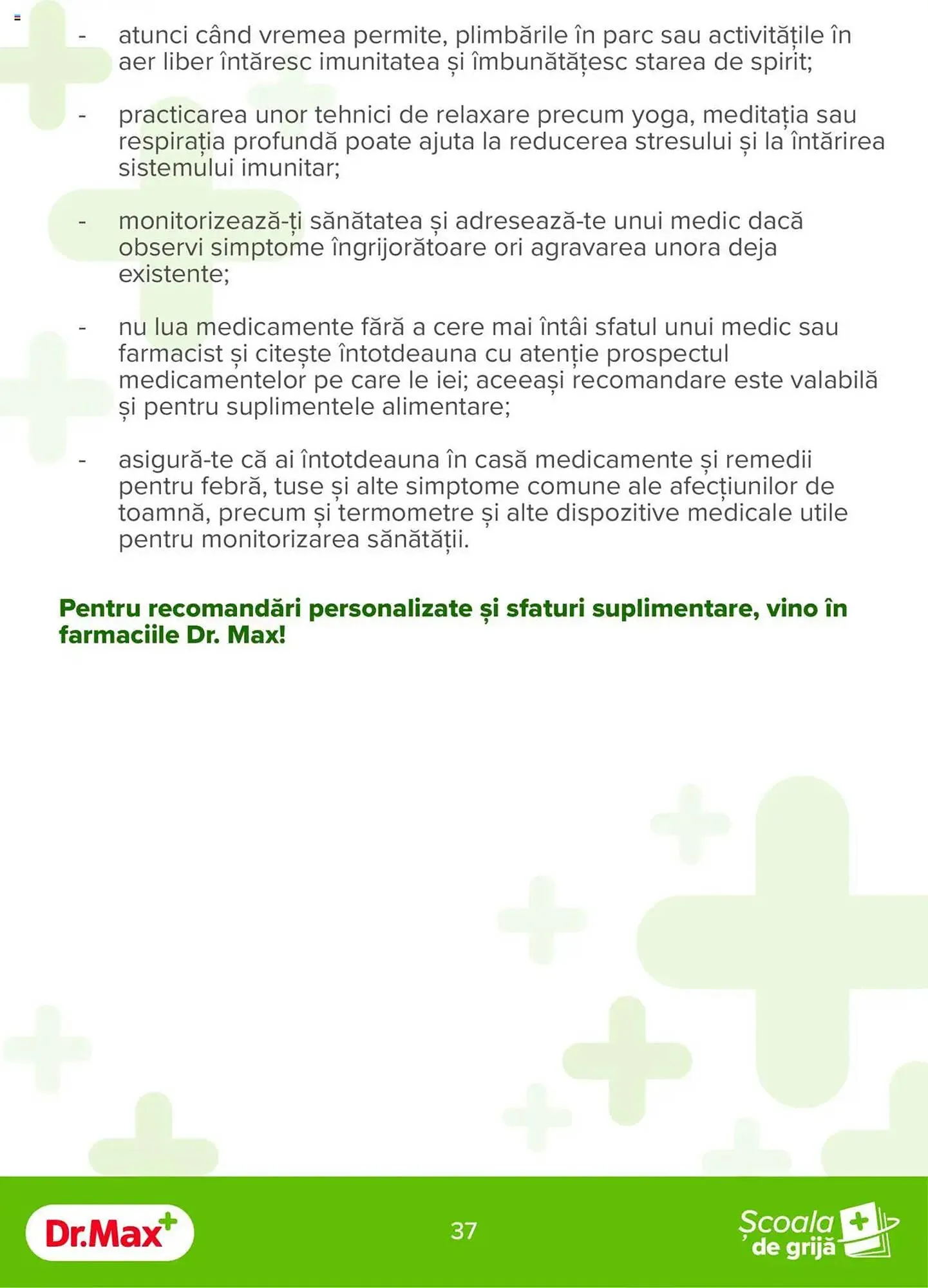 Catalog Catalog Dr.Max de la 18 septembrie până la 23 decembrie 2025 - Revista Pagina 38