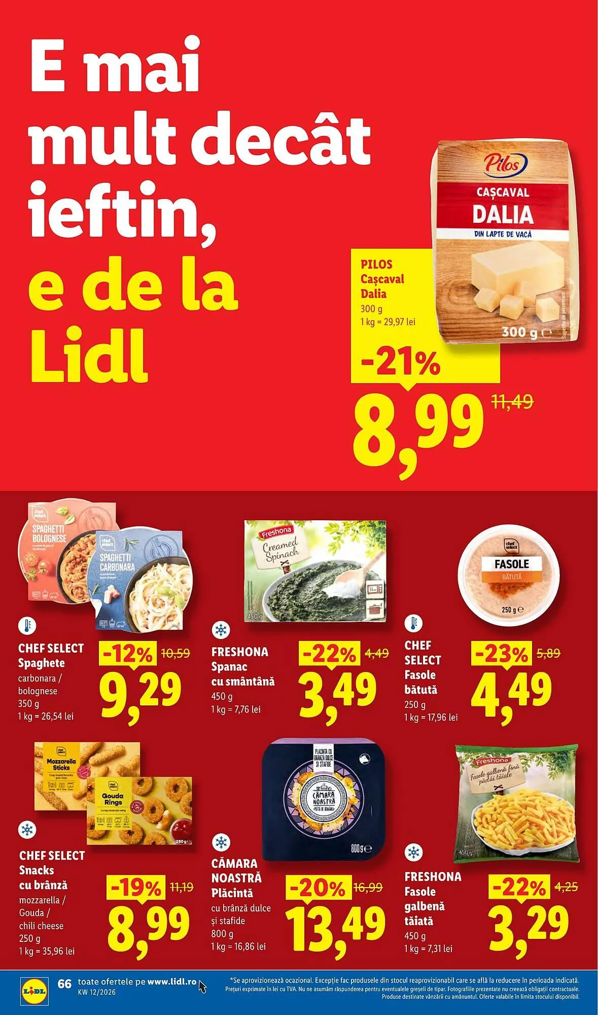 Catalog Catalog Lidl de la 16 martie până la 22 martie 2026 - Revista Pagina 66