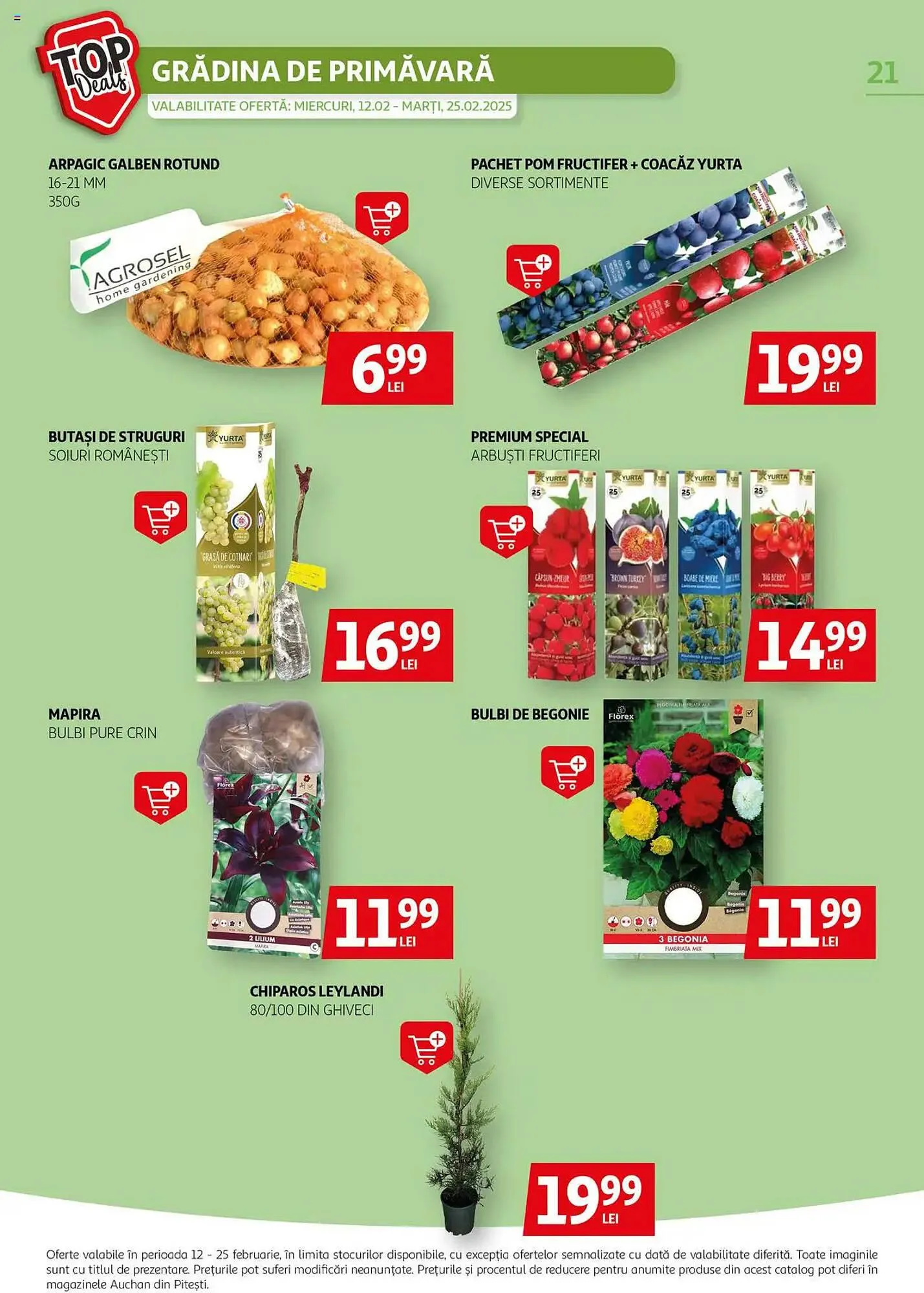 Catalog Catalog Auchan de la 12 februarie până la 25 februarie 2025 - Revista Pagina 21