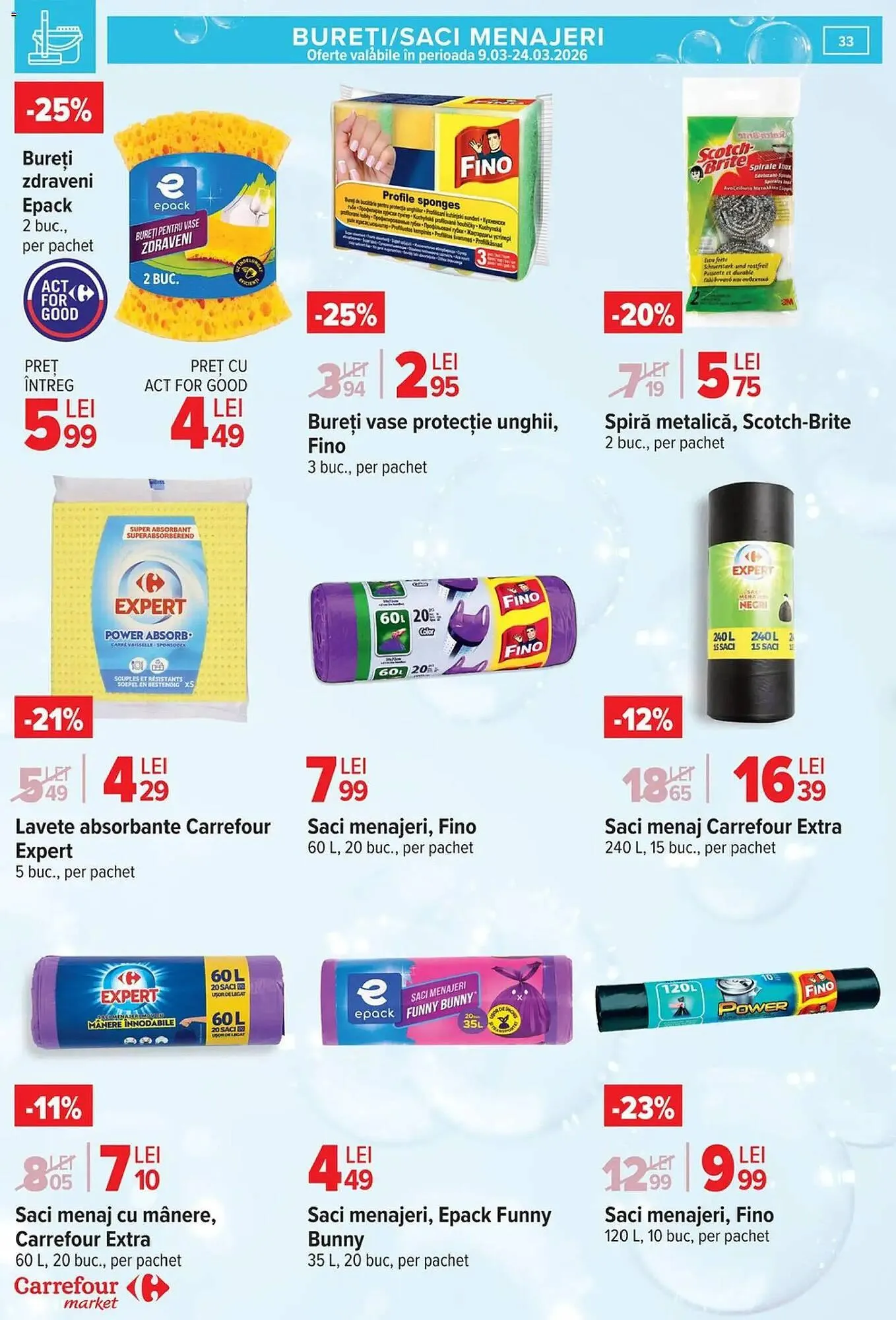 Catalog Catalog Carrefour Market de la 9 martie până la 17 martie 2026 - Revista Pagina 39