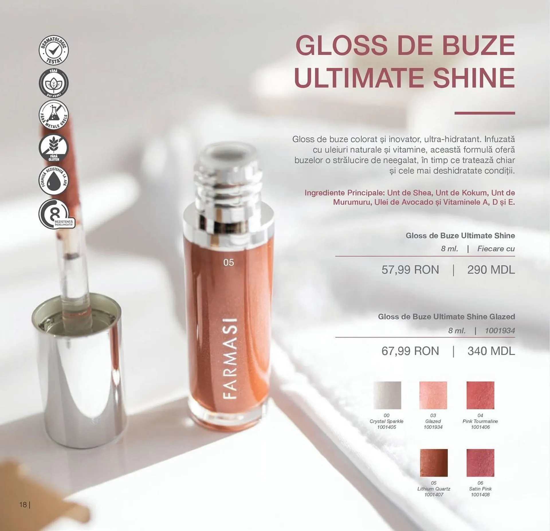 Catalog Catalog Farmasi de la 1 aprilie până la 31 august 2026 - Revista Pagina 18