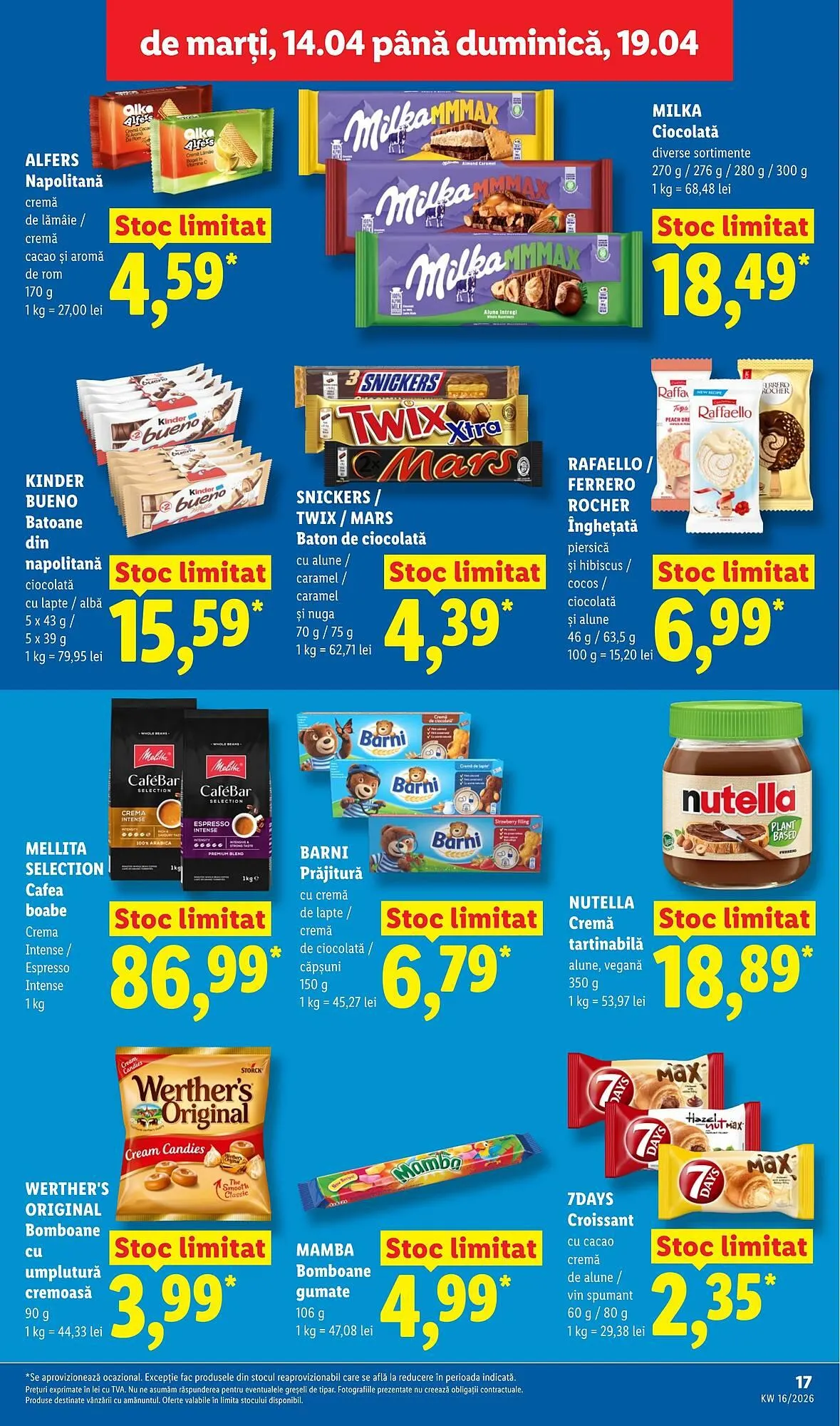 Catalog Catalog Lidl de la 14 aprilie până la 19 aprilie 2026 - Revista Pagina 17